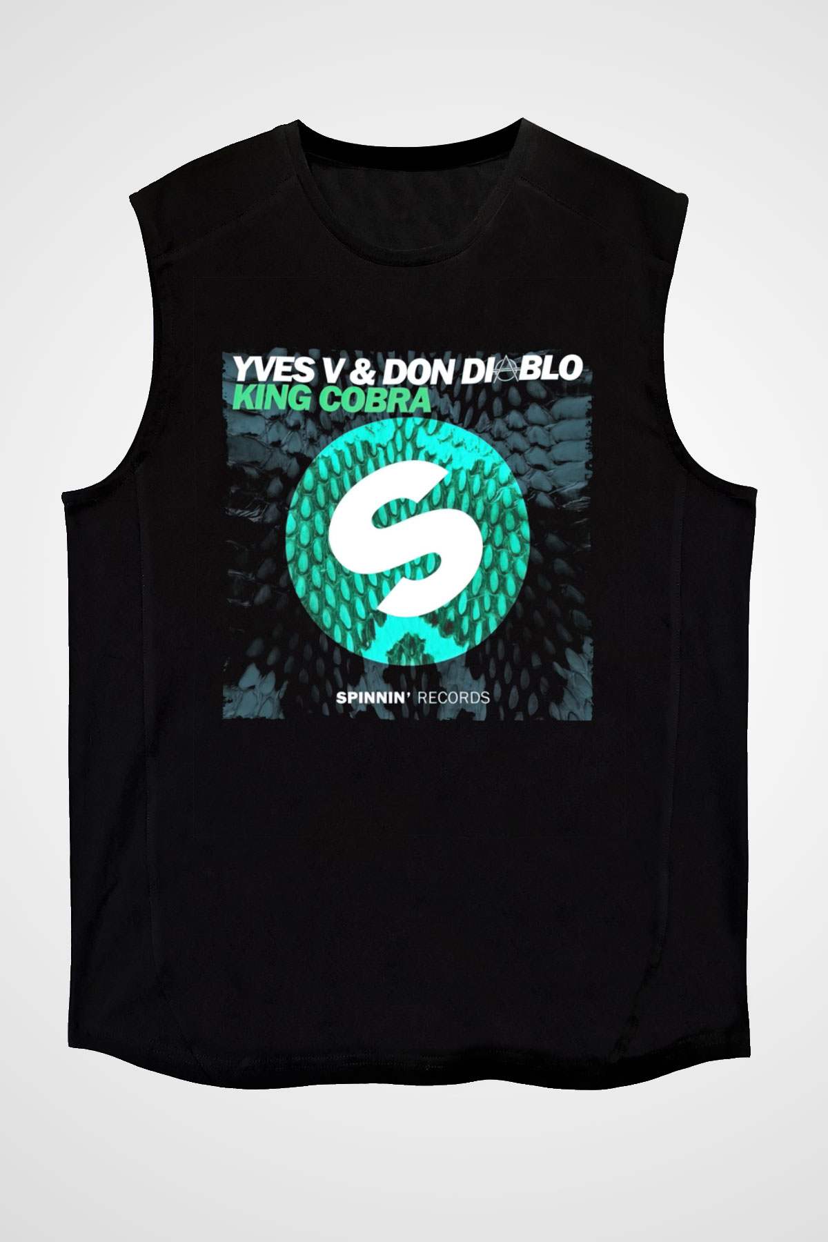 Don Diablo Siyah Unisex Kolsuz Tişört