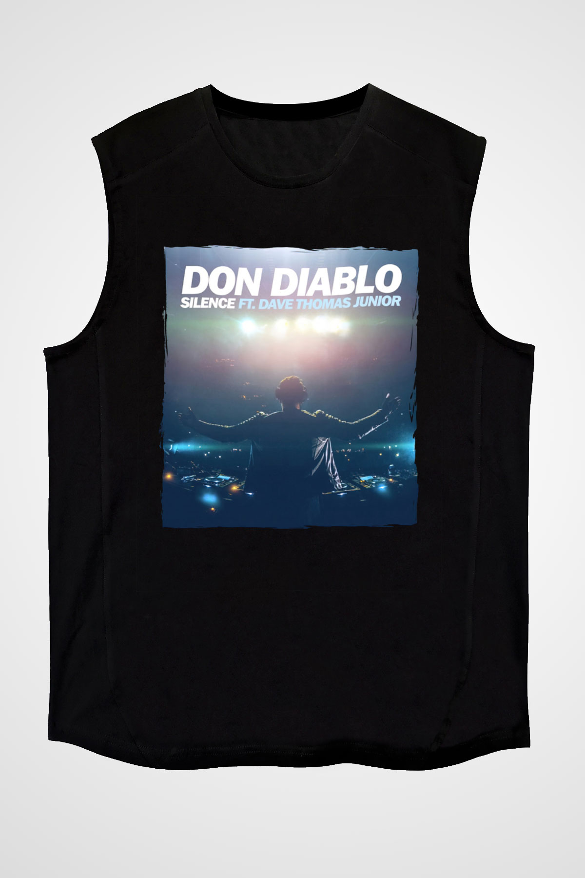 Don Diablo Siyah Unisex Kolsuz Tişört
