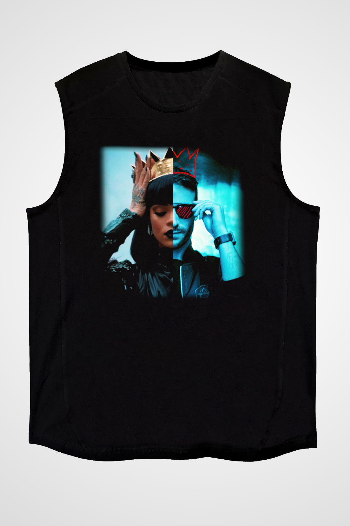 Don Diablo Siyah Unisex Kolsuz Tişört