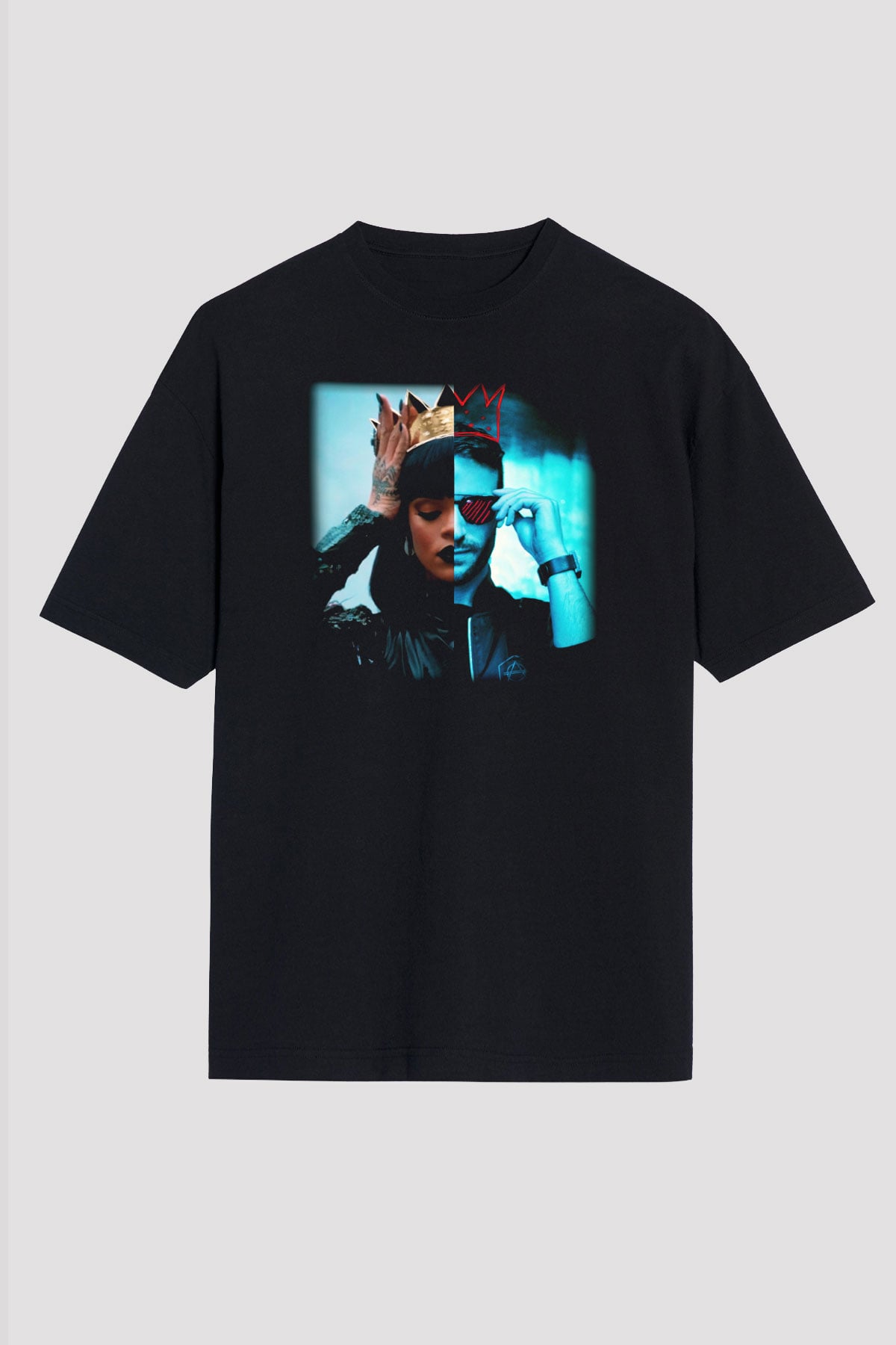 Don Diablo Siyah Unisex Oversize Tişört T-Shirt