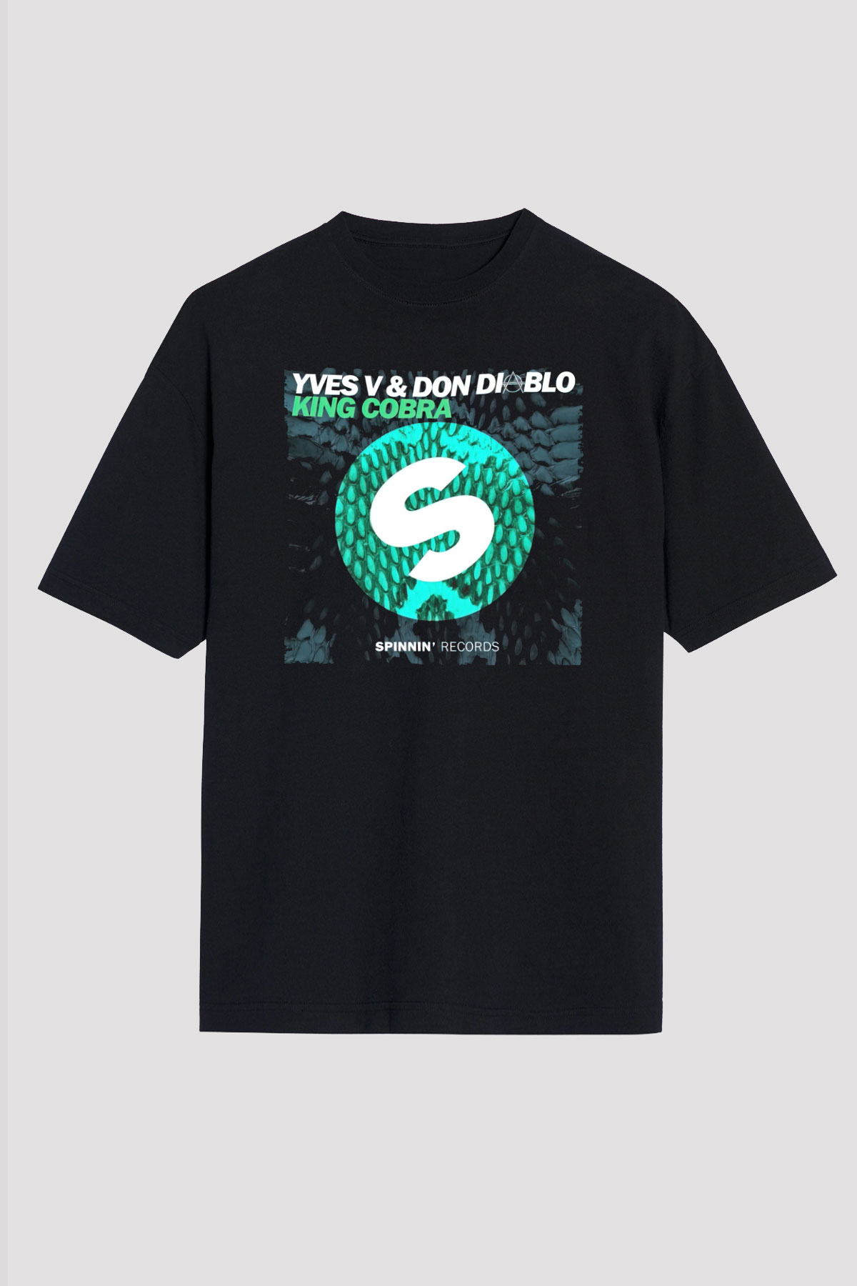 Don Diablo Siyah Unisex Oversize Tişört T-Shirt
