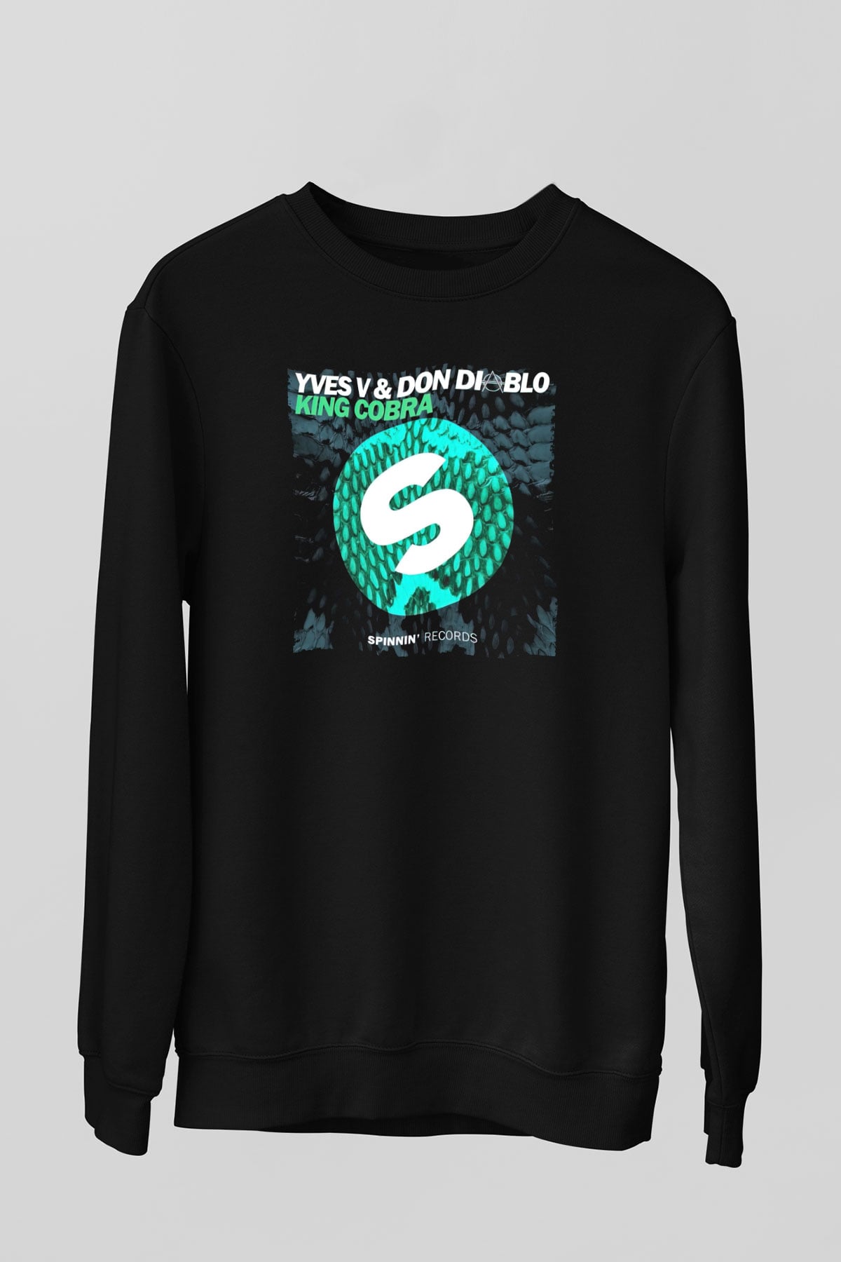 Don Diablo Siyah Unisex Sweatshirt