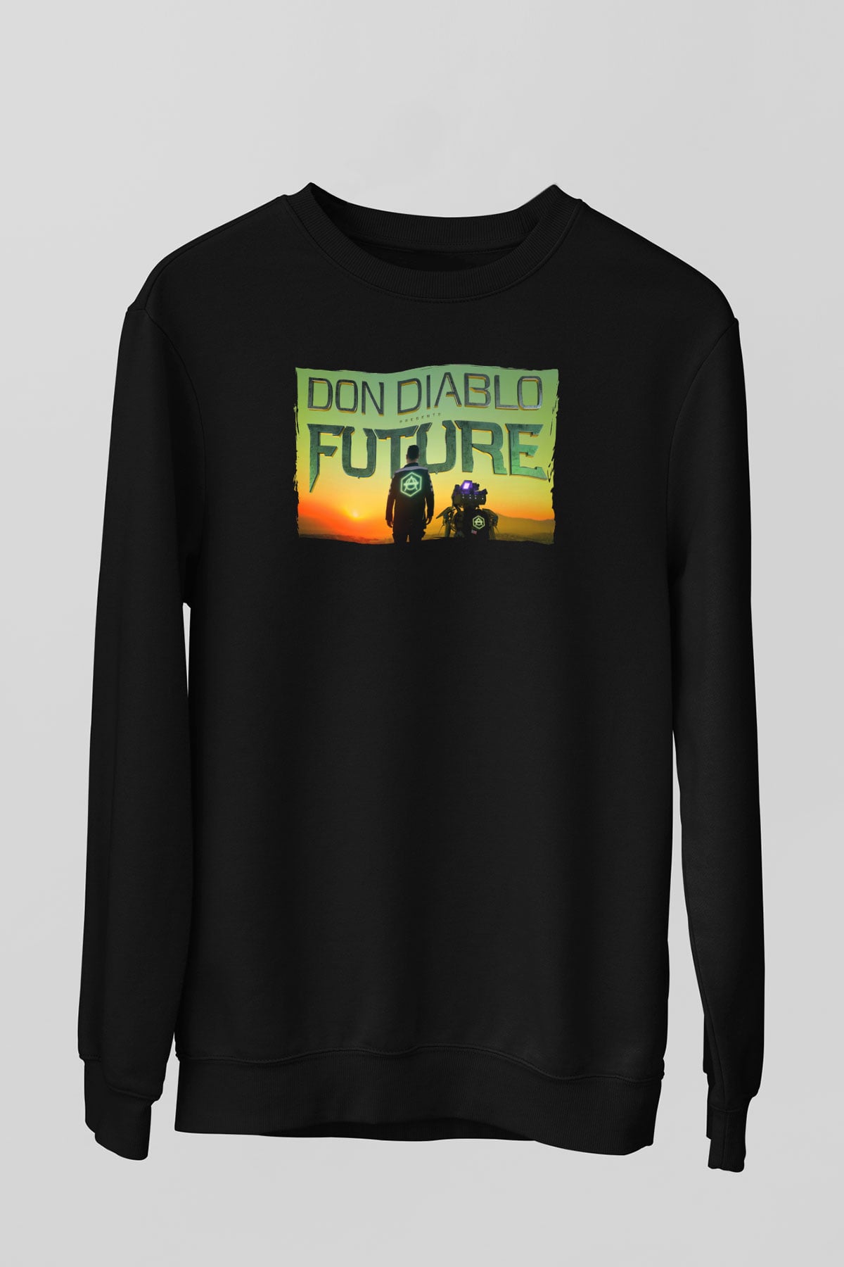Don Diablo Siyah Unisex Sweatshirt
