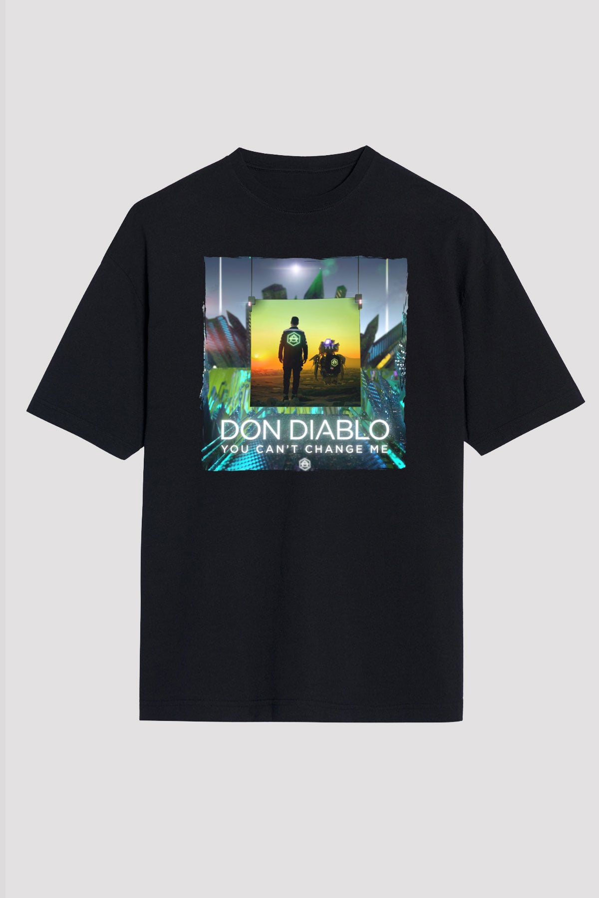 Don Diablo Siyah Unisex Tişört T-Shirt - TişörtFabrikası