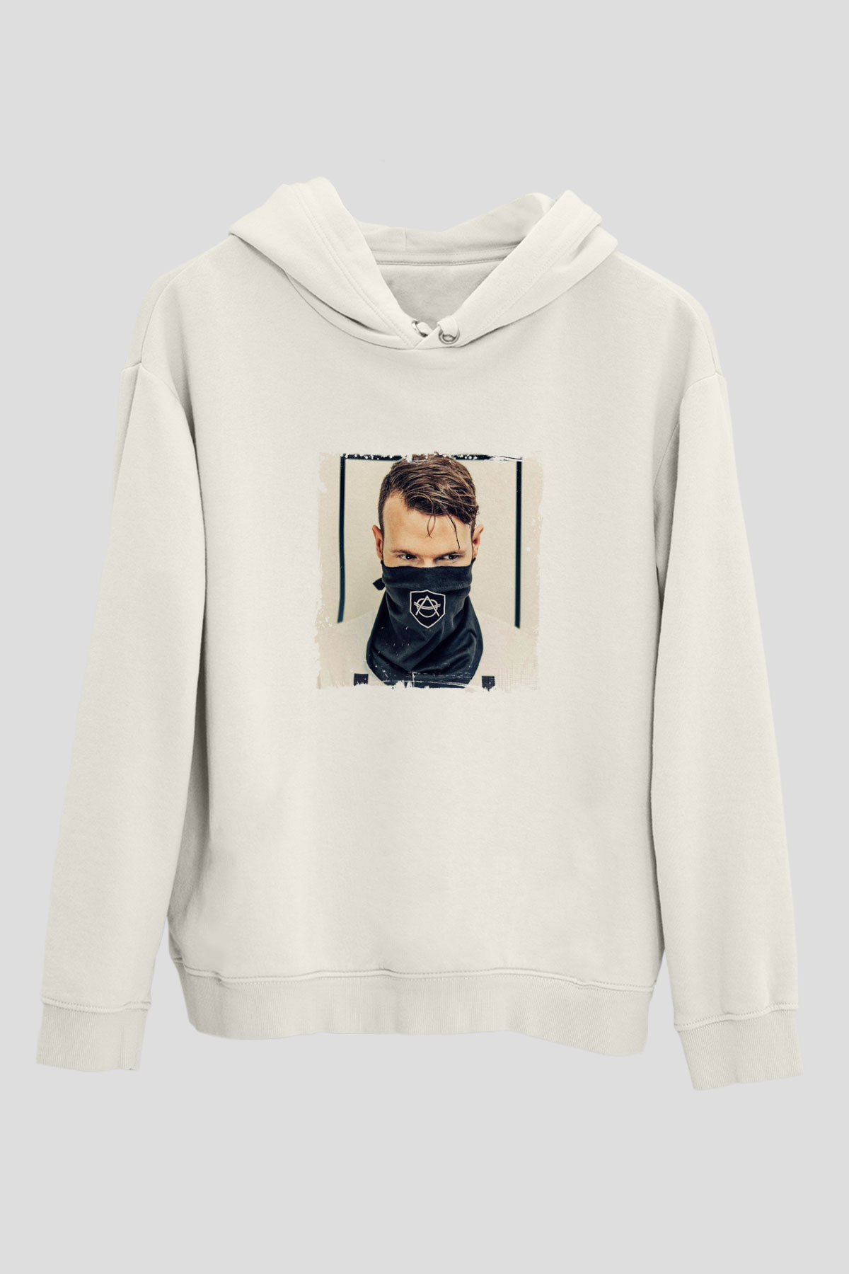 Don DiabloBaskılı Beyaz Hoodie