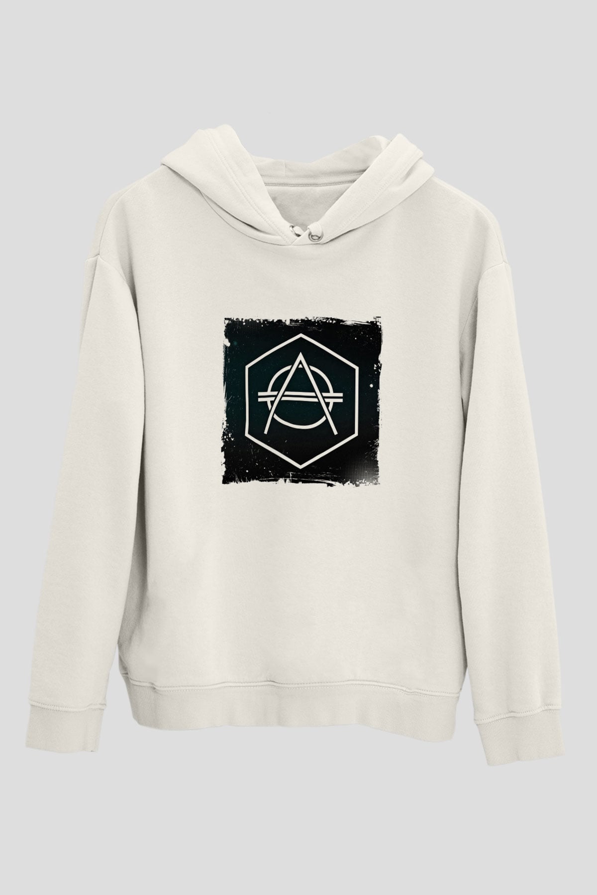 Don DiabloBaskılı Beyaz Hoodie
