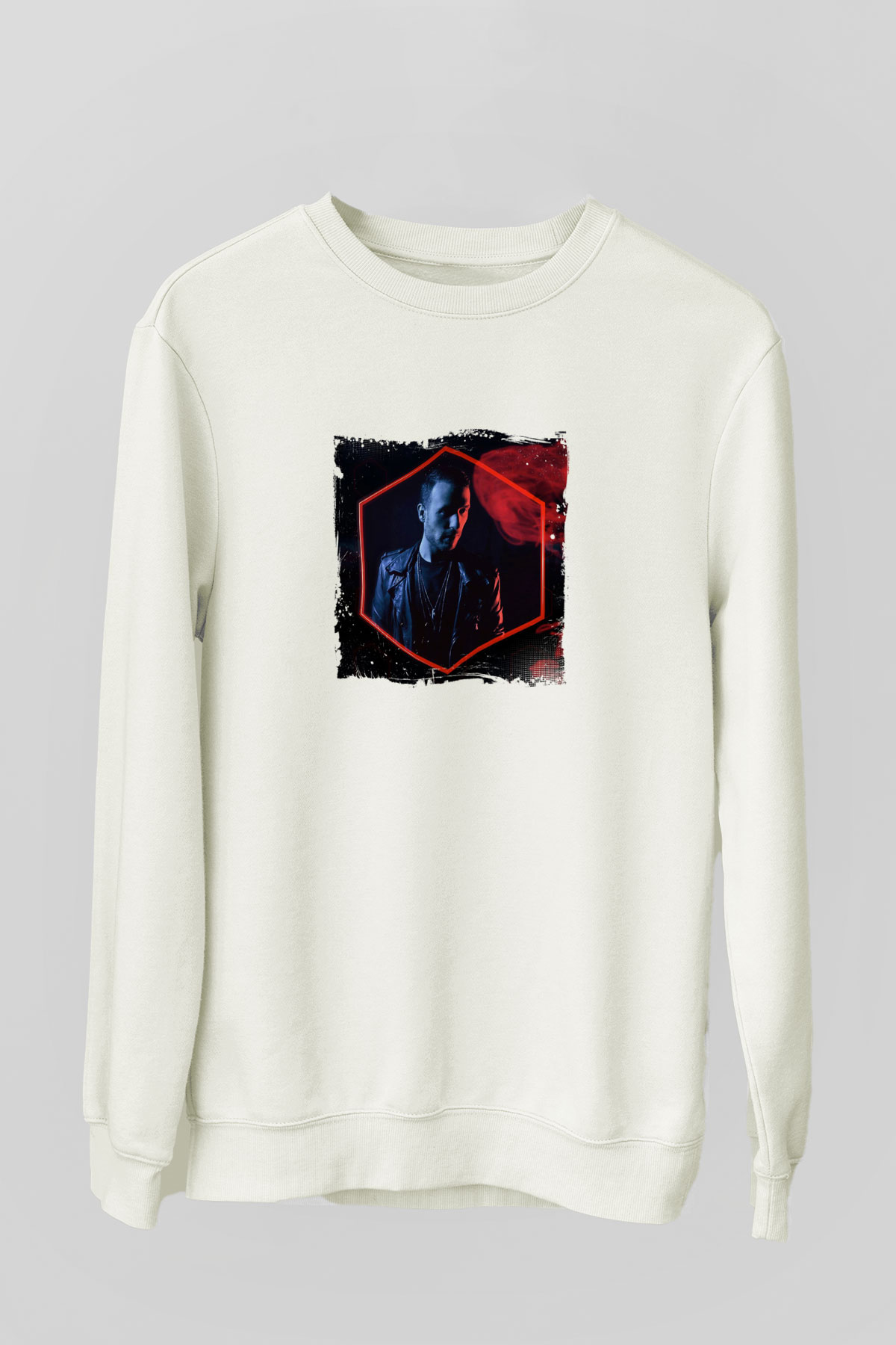 Don DiabloBaskılı Beyaz Sweatshirt