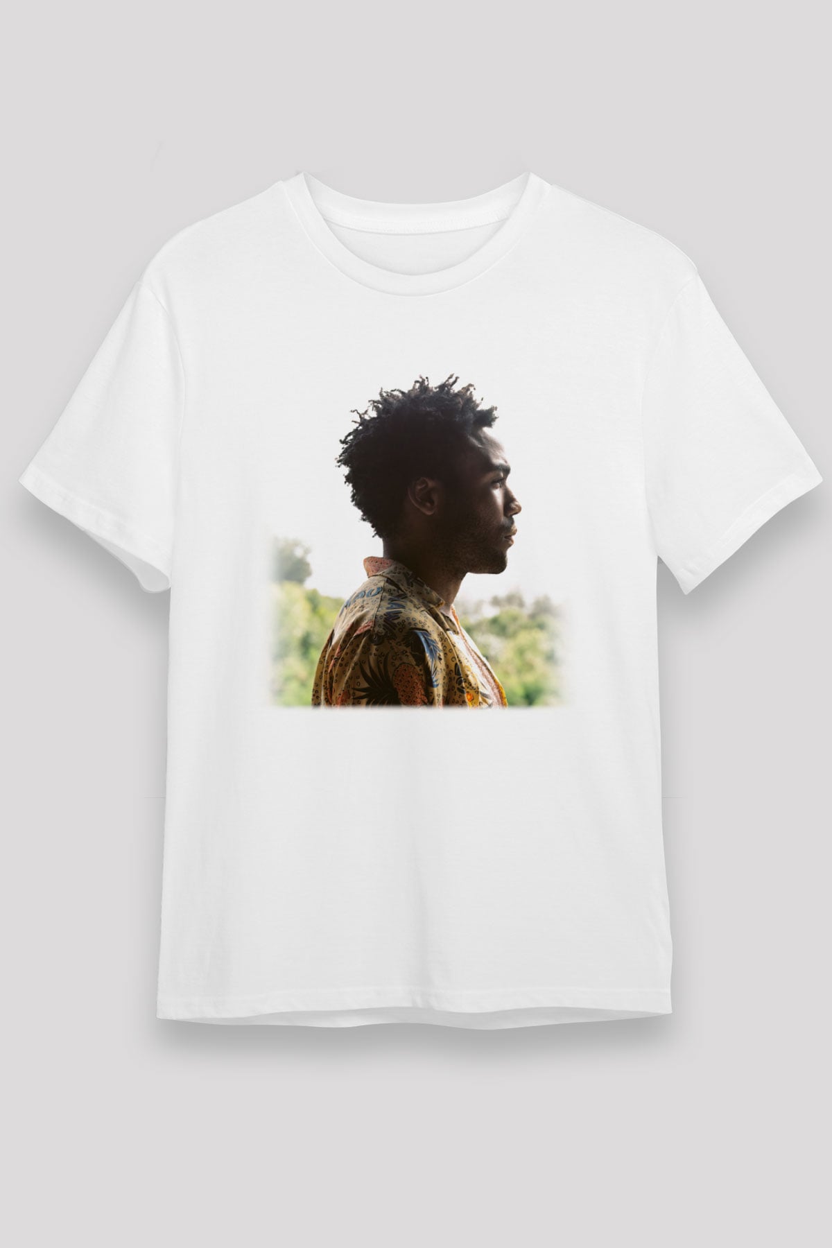 Donald Glover Beyaz Unisex Tişört T-Shirt - TişörtFabrikası