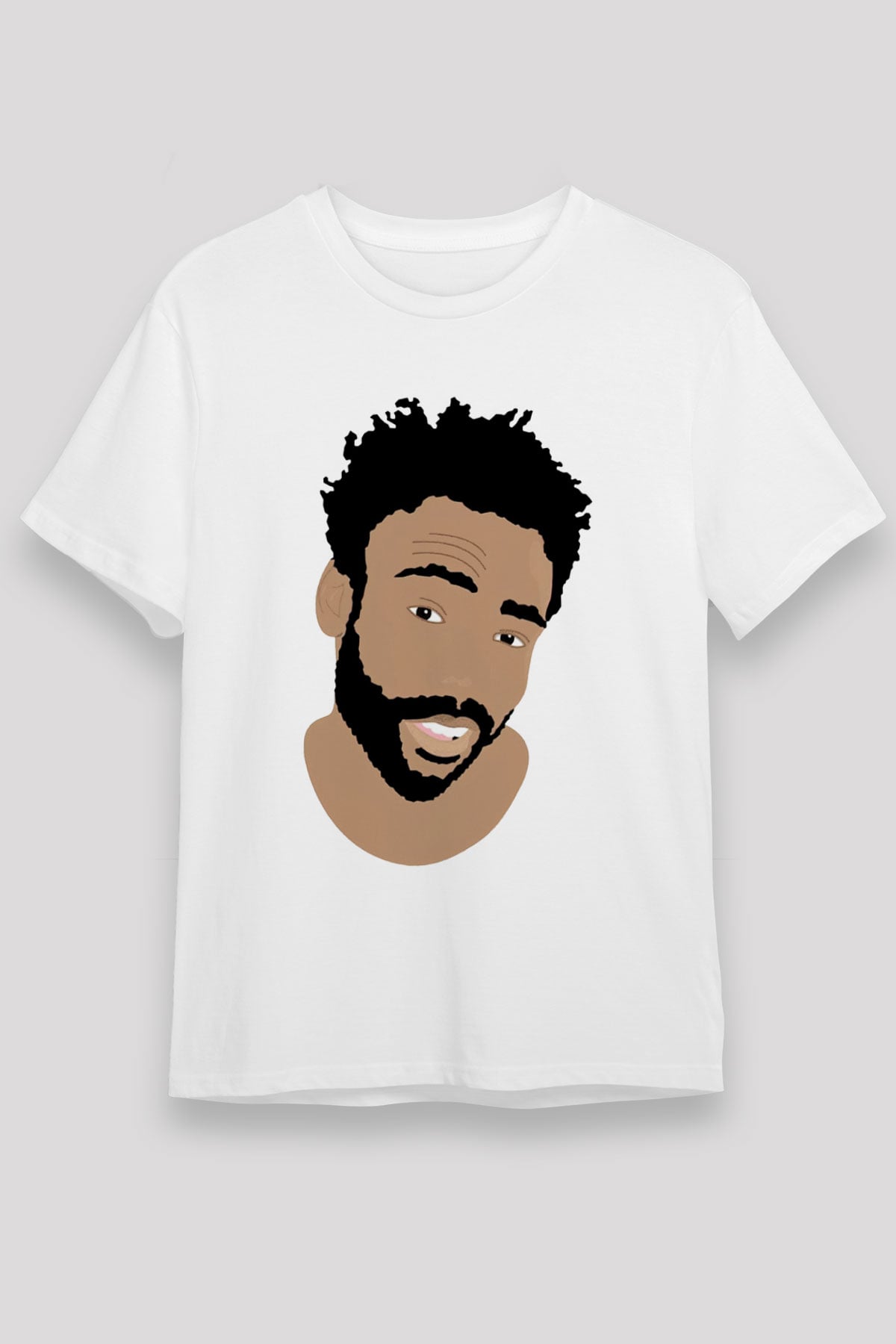 Donald Glover Beyaz Unisex Tişört T-Shirt - TişörtFabrikası
