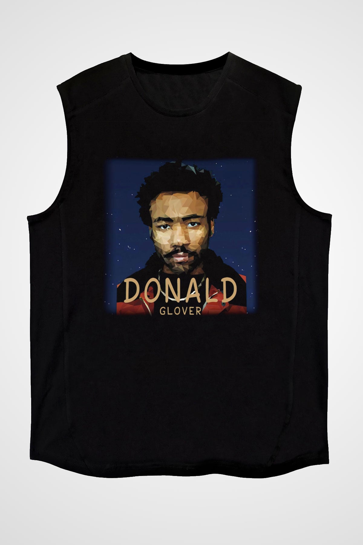 Donald Glover Siyah Unisex Kolsuz Tişört