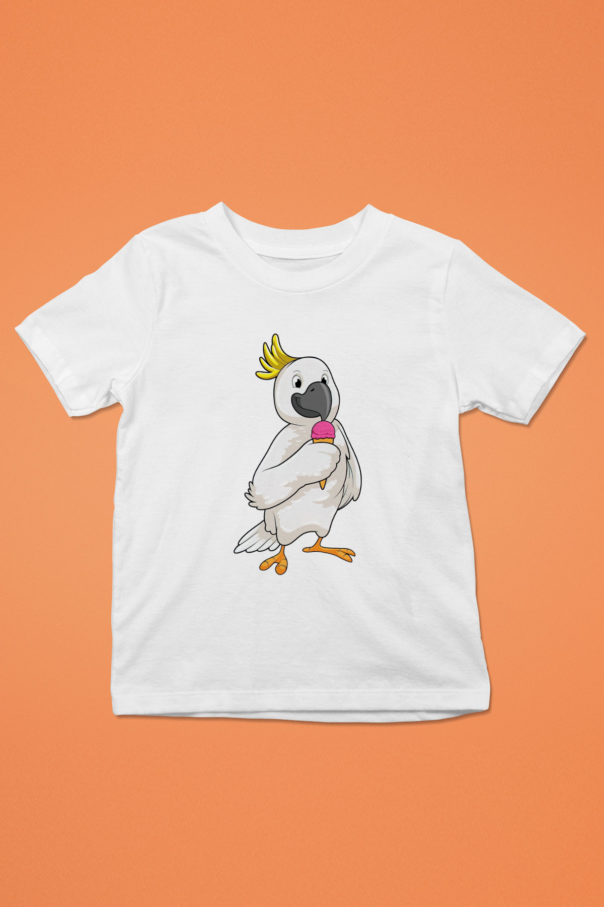 Dondurmacı Beyaz Unisex Çocuk Tişört