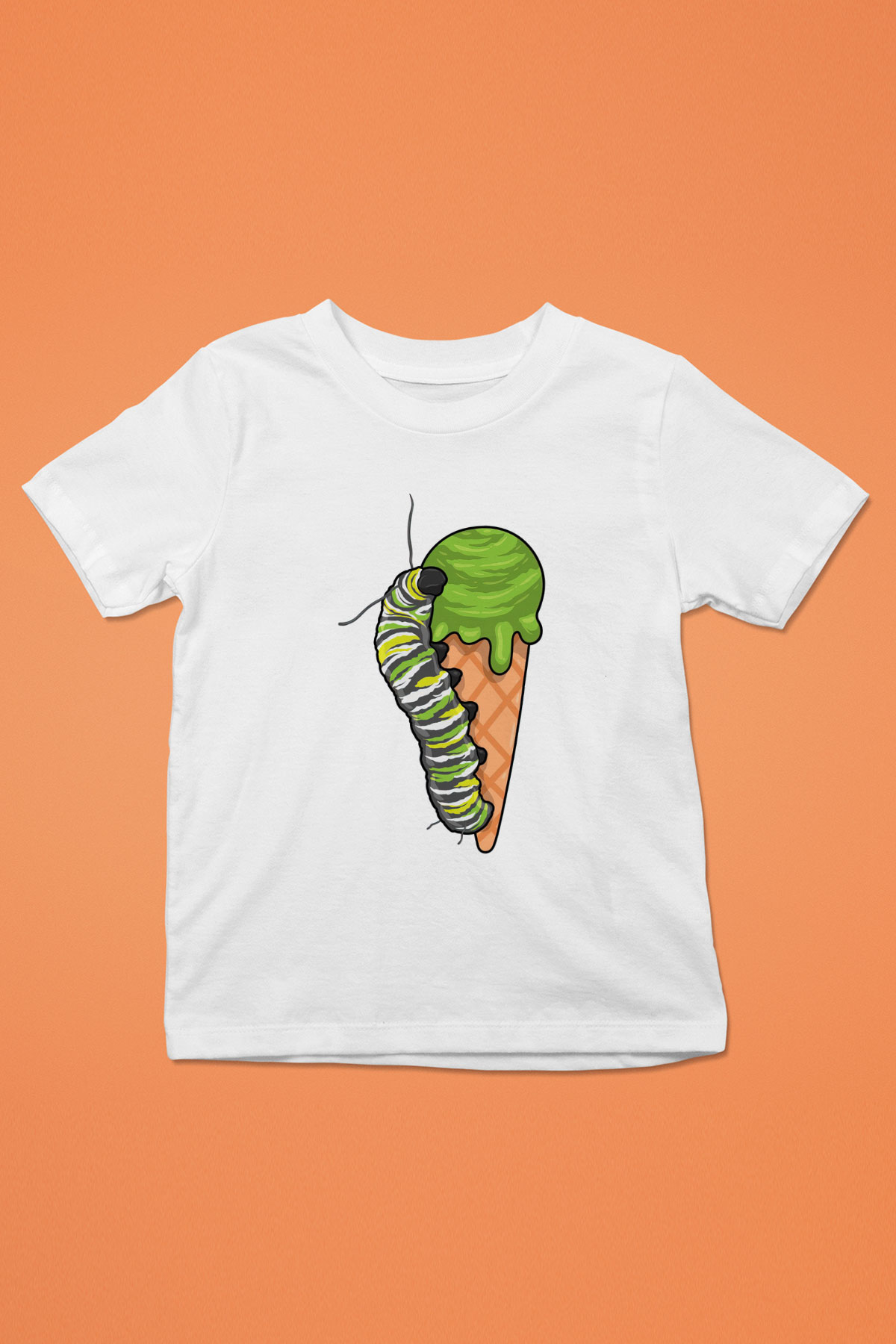Dondurmacı Beyaz Unisex Çocuk Tişört