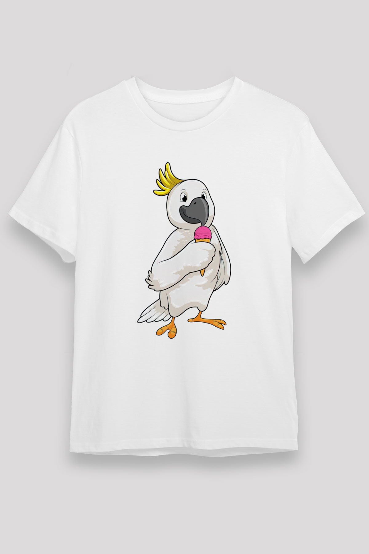 Dondurmacı Beyaz Unisex Tişört T-Shirt - TişörtFabrikası