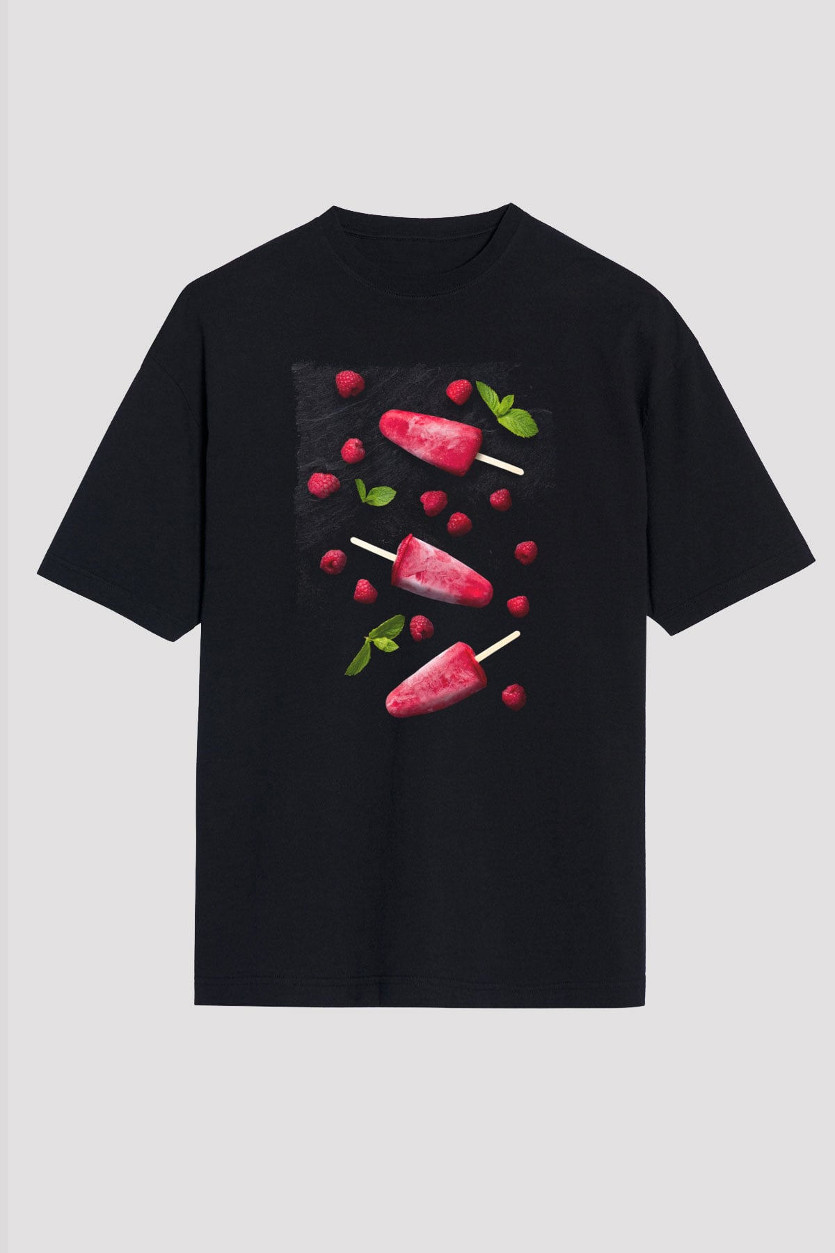 Dondurmacı Siyah Unisex Tişört T-Shirt - TişörtFabrikası