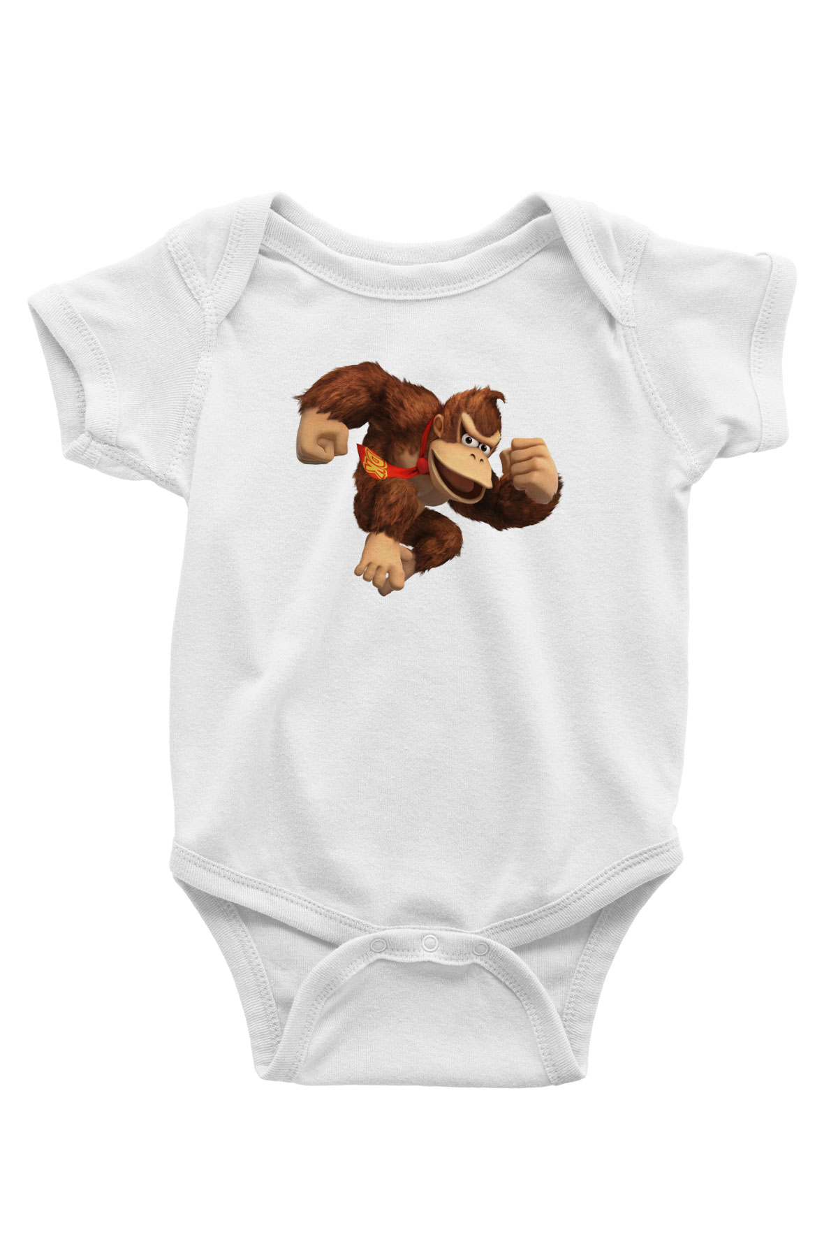 Donkey Kong Beyaz Bebek Body - Zıbın