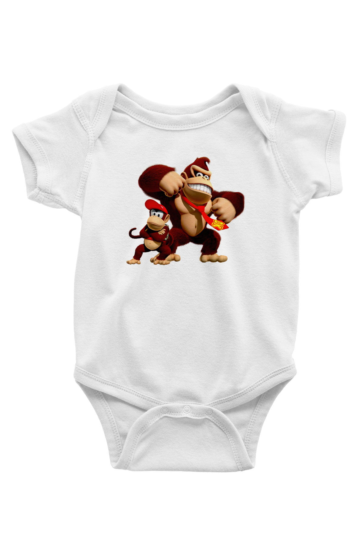 Donkey Kong Beyaz Bebek Body - Zıbın