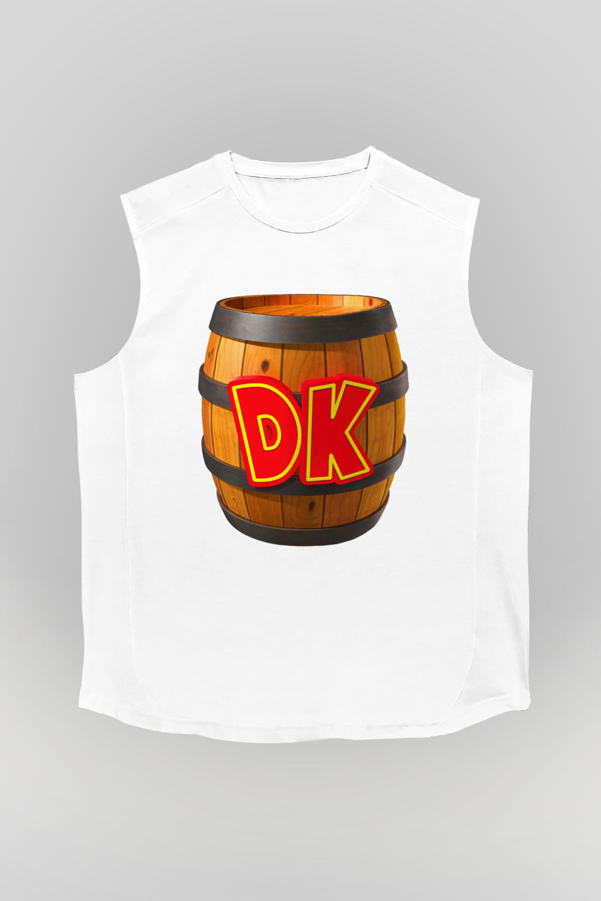 Donkey Kong Beyaz Unisex Kolsuz Tişört