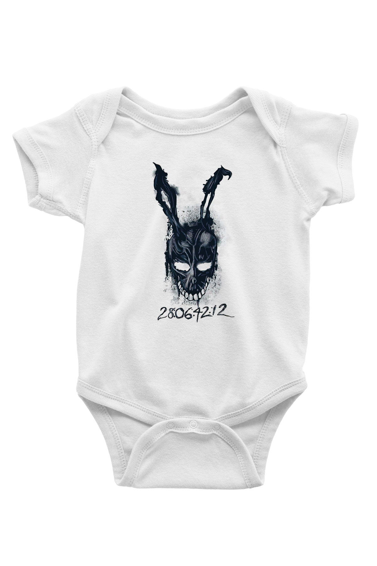 Donnie Darko Baskılı Beyaz Unisex Bebek Body - Zıbın