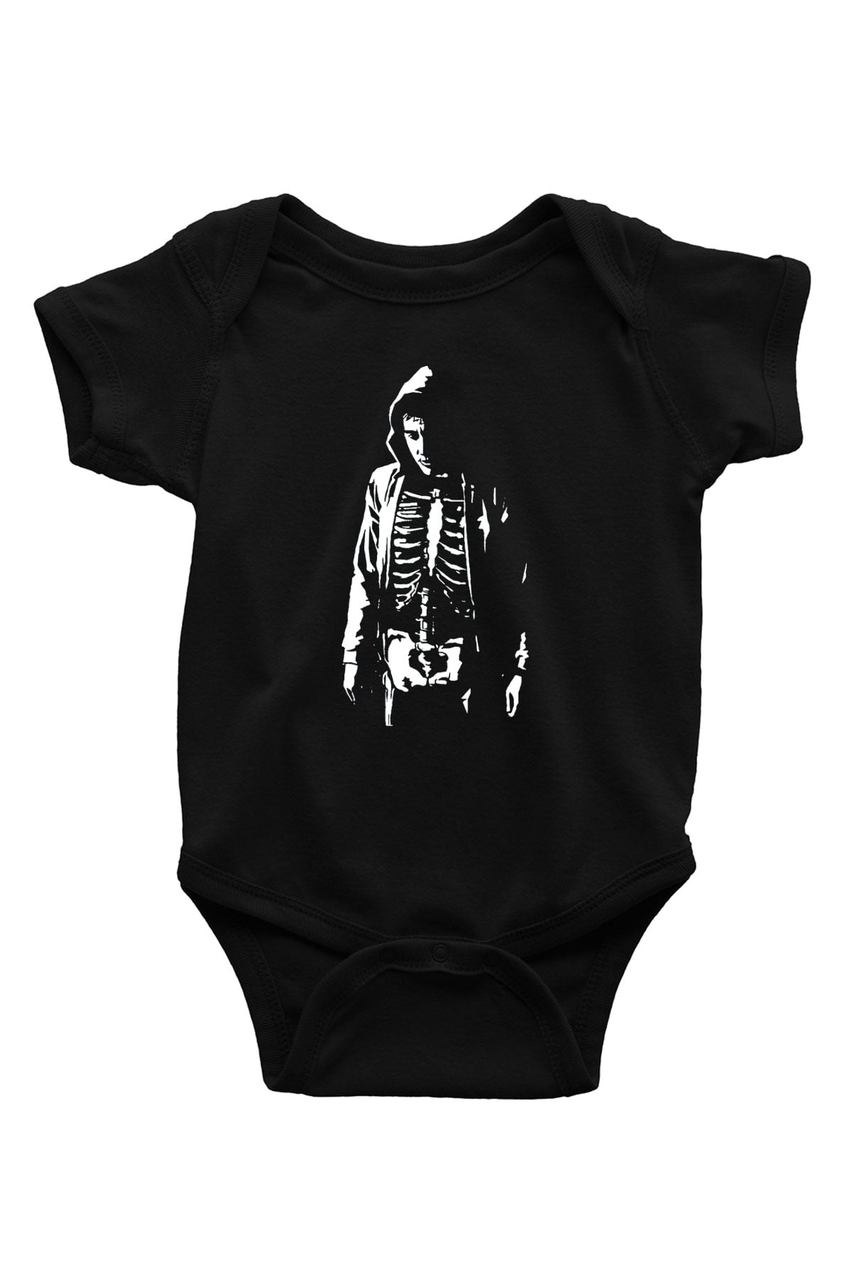 Donnie Darko Baskılı Unisex Siyah Bebek Body - Zıbın