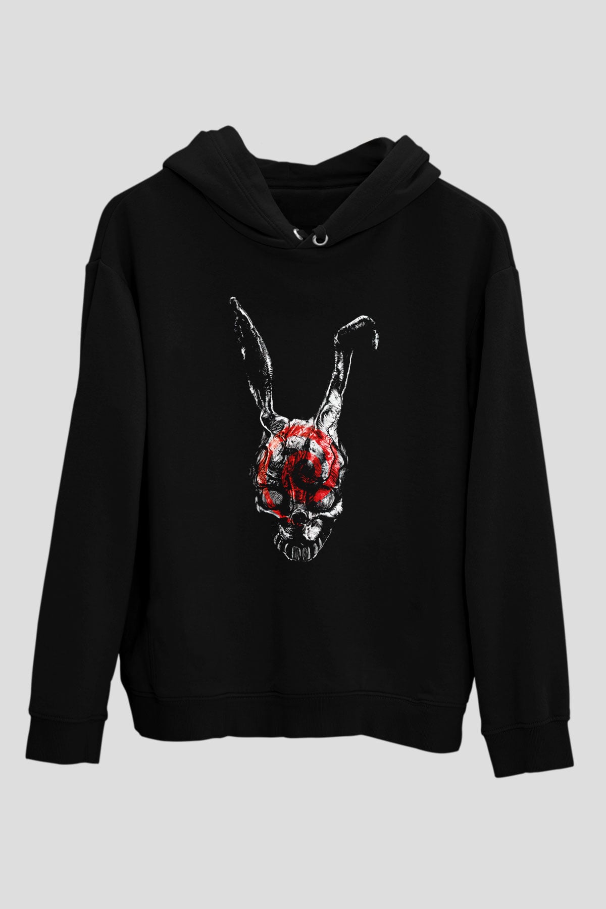 Donnie Darko Baskılı Unisex Siyah Hoodie