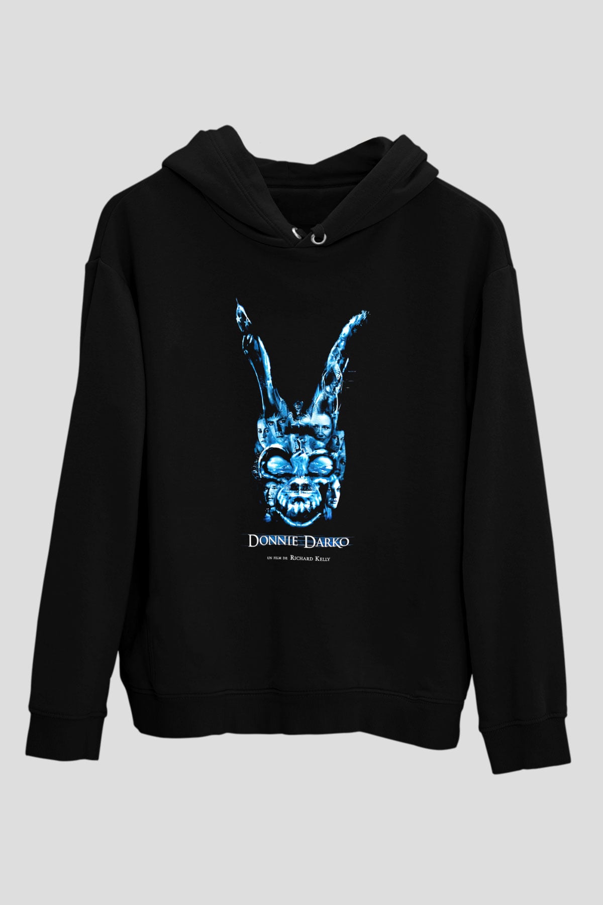 Donnie Darko Baskılı Unisex Siyah Hoodie