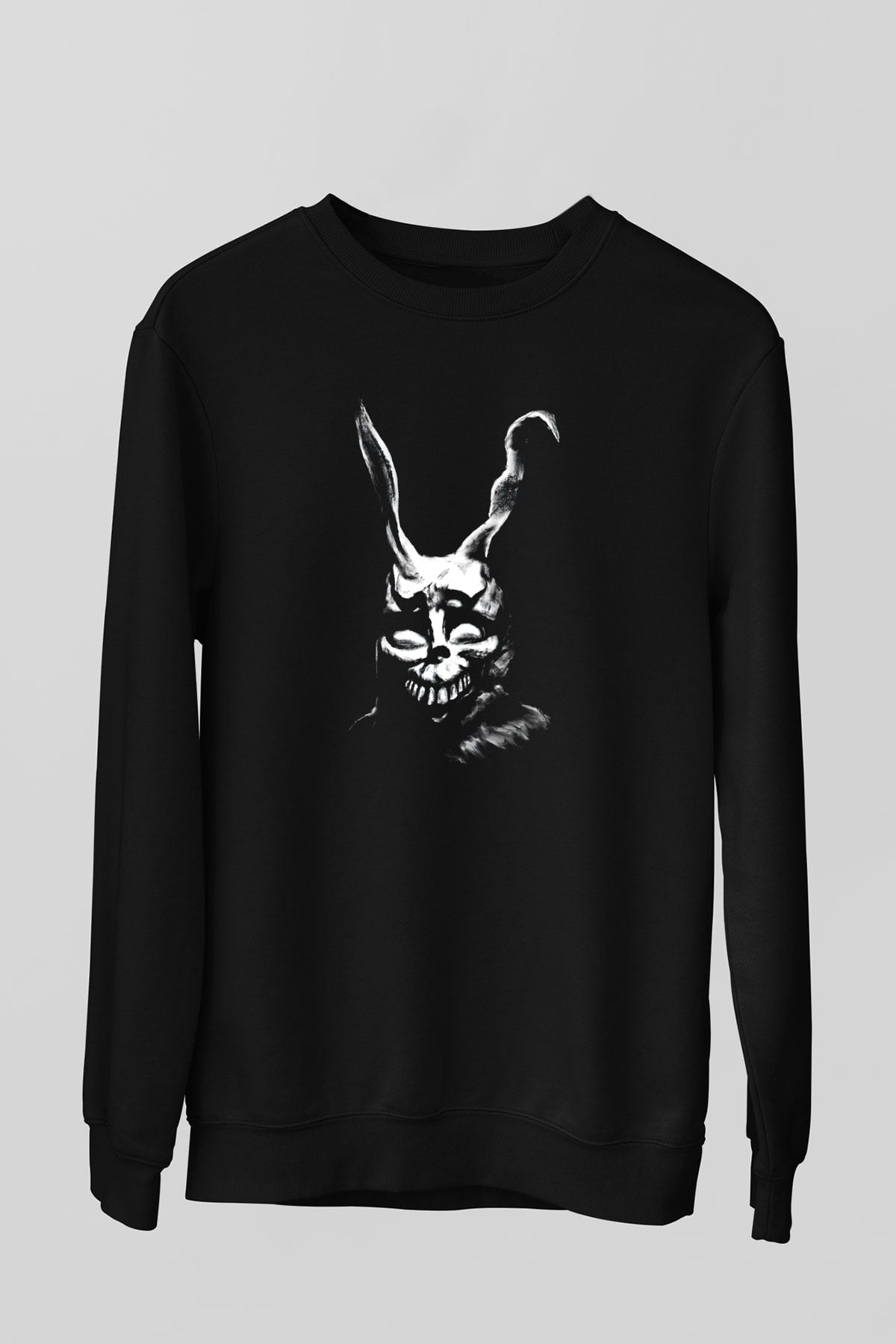 Donnie Darko Baskılı Unisex Siyah Sweatshirt