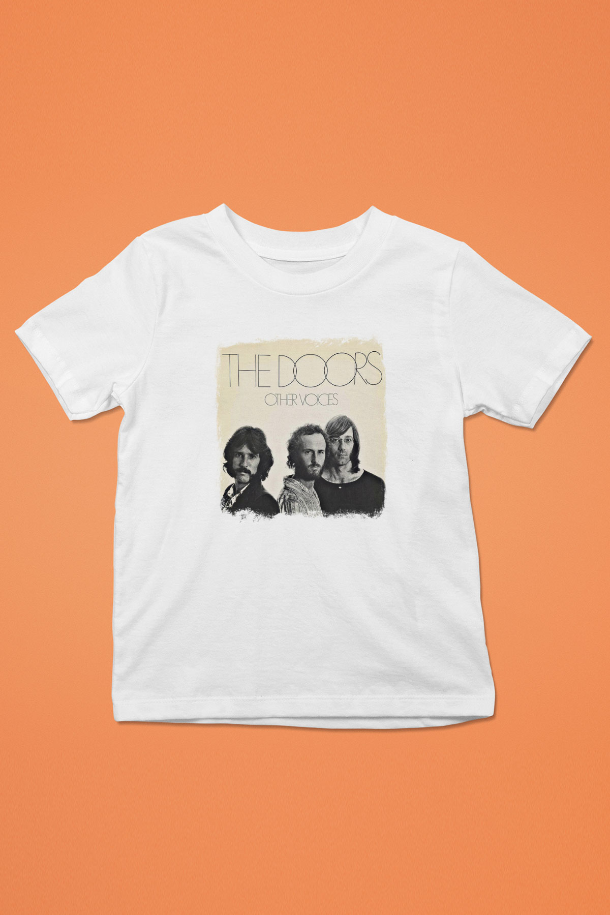 Doors Baskılı Unisex Beyaz Çocuk Tişört