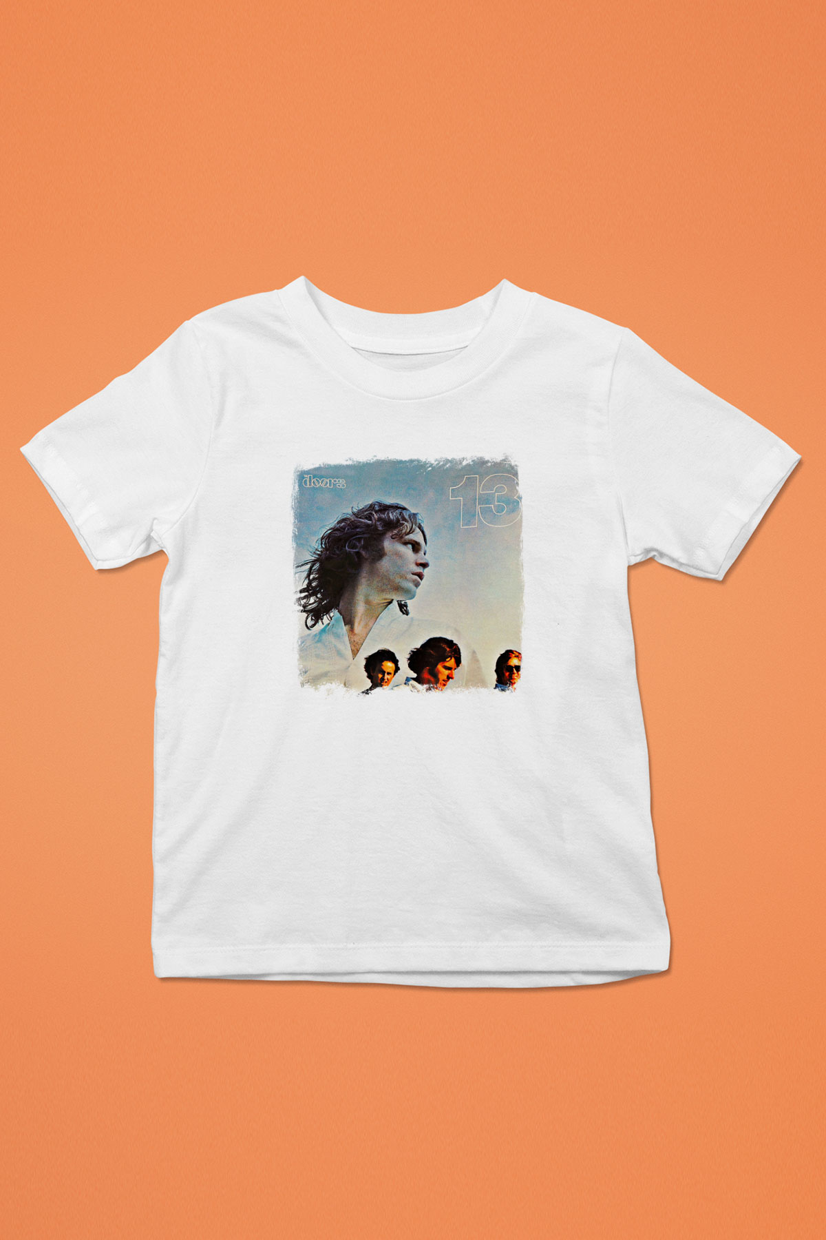 Doors Baskılı Unisex Beyaz Çocuk Tişört