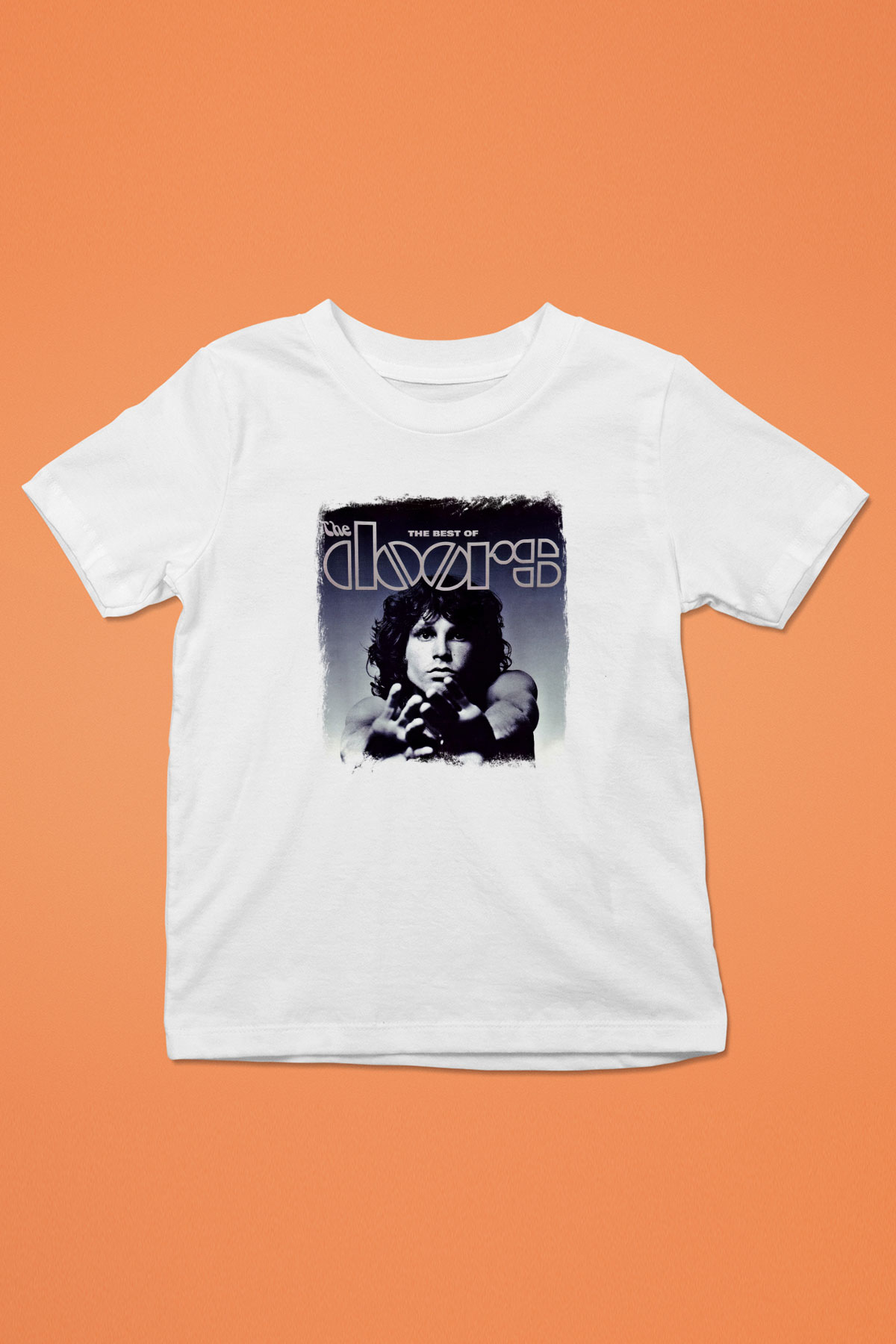 Doors Baskılı Unisex Beyaz Çocuk Tişört