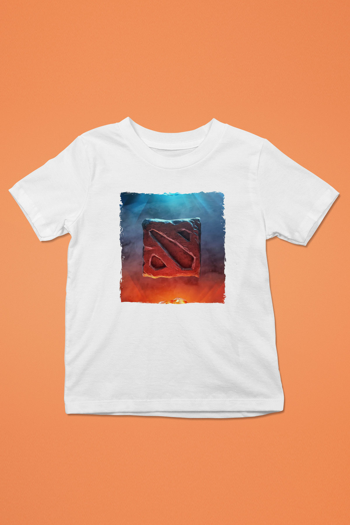 Dota 2 Beyaz Unisex Çocuk Tişört