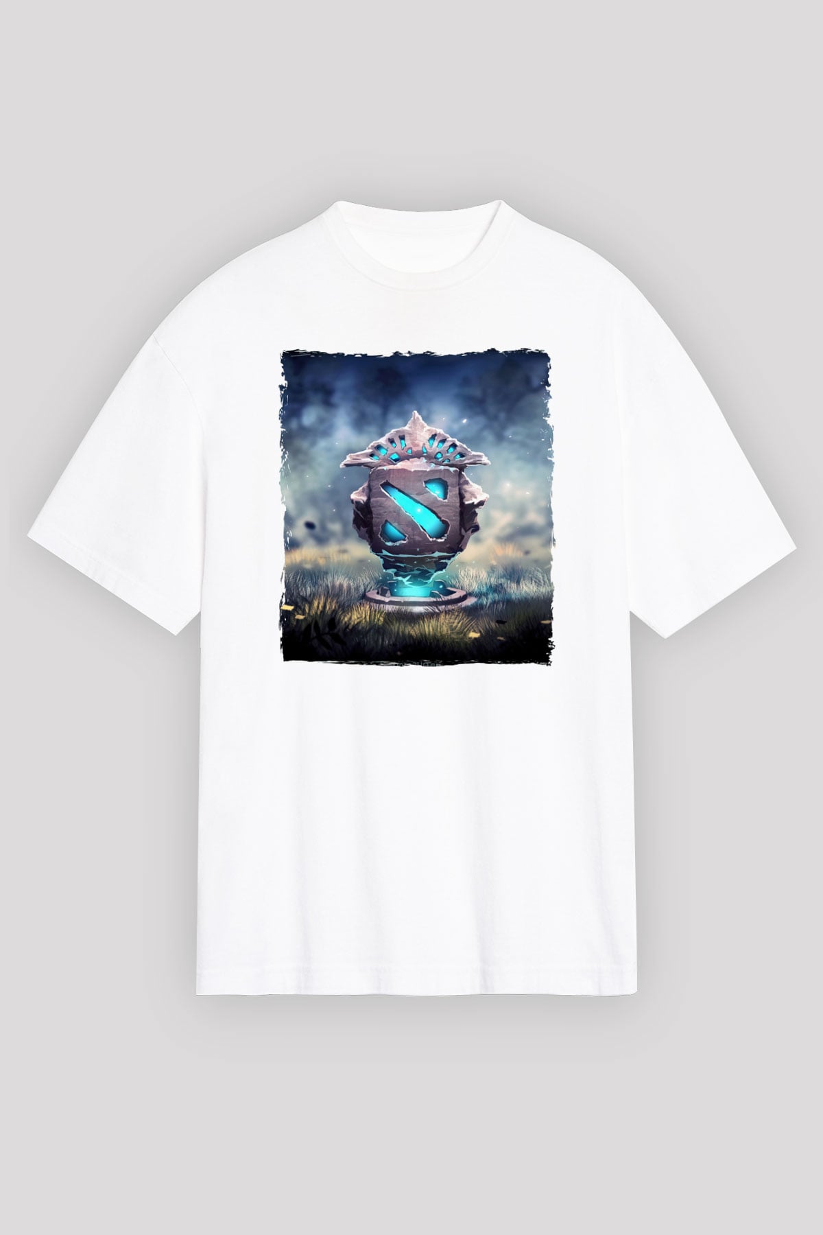 Dota 2 Beyaz Unisex Tişört T-Shirt