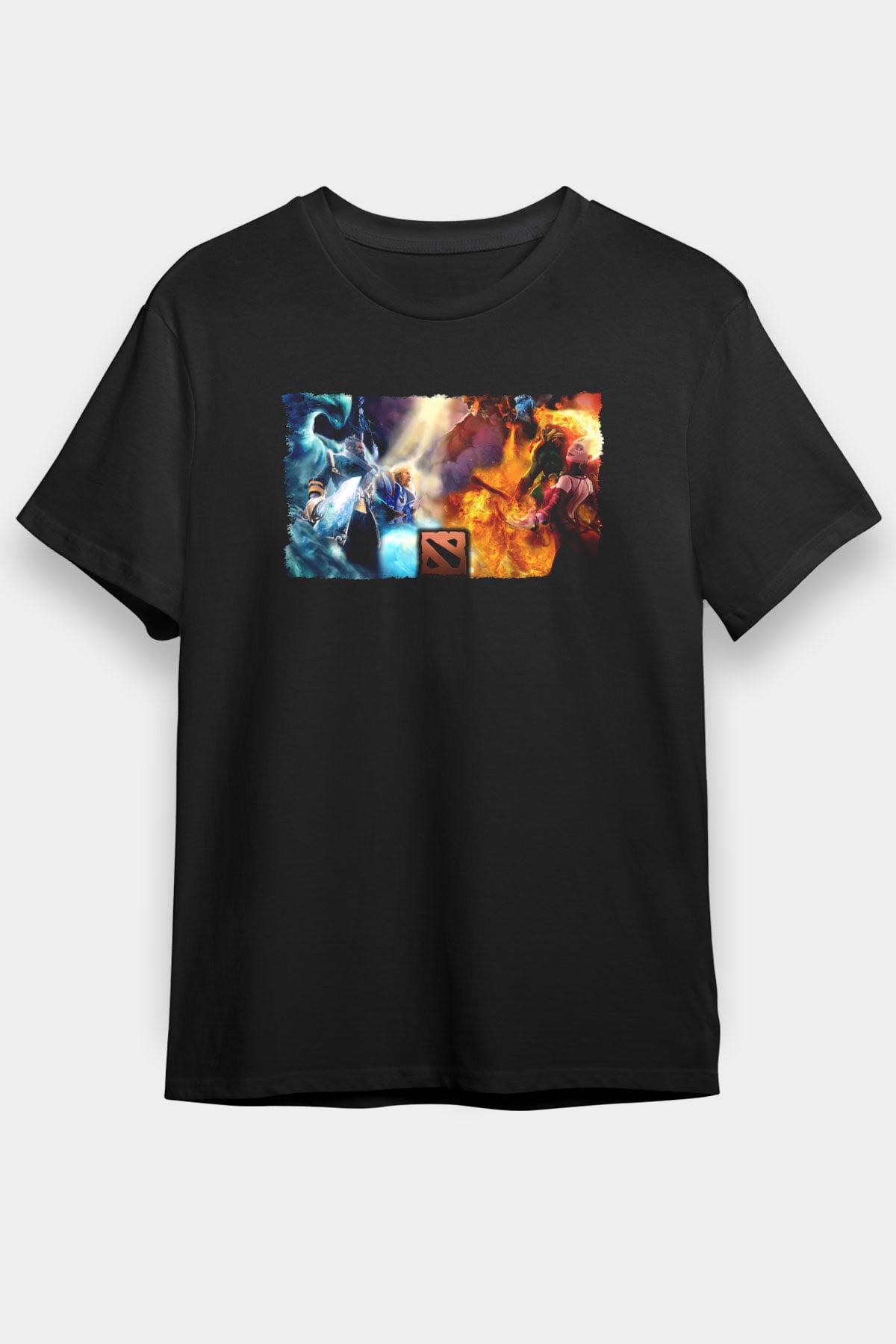 Dota 2 Siyah Unisex Tişört T-Shirt