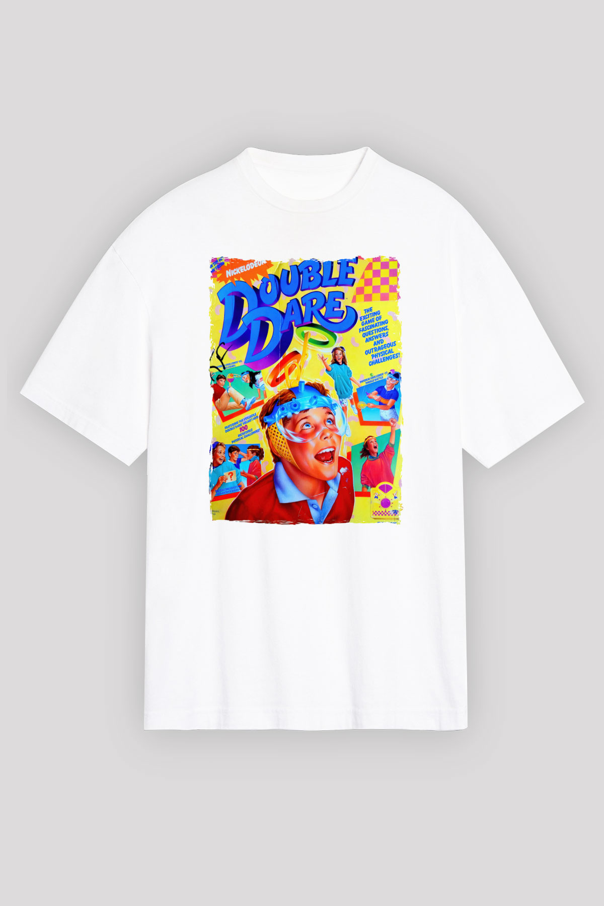 Double Dare Beyaz Unisex Tişört