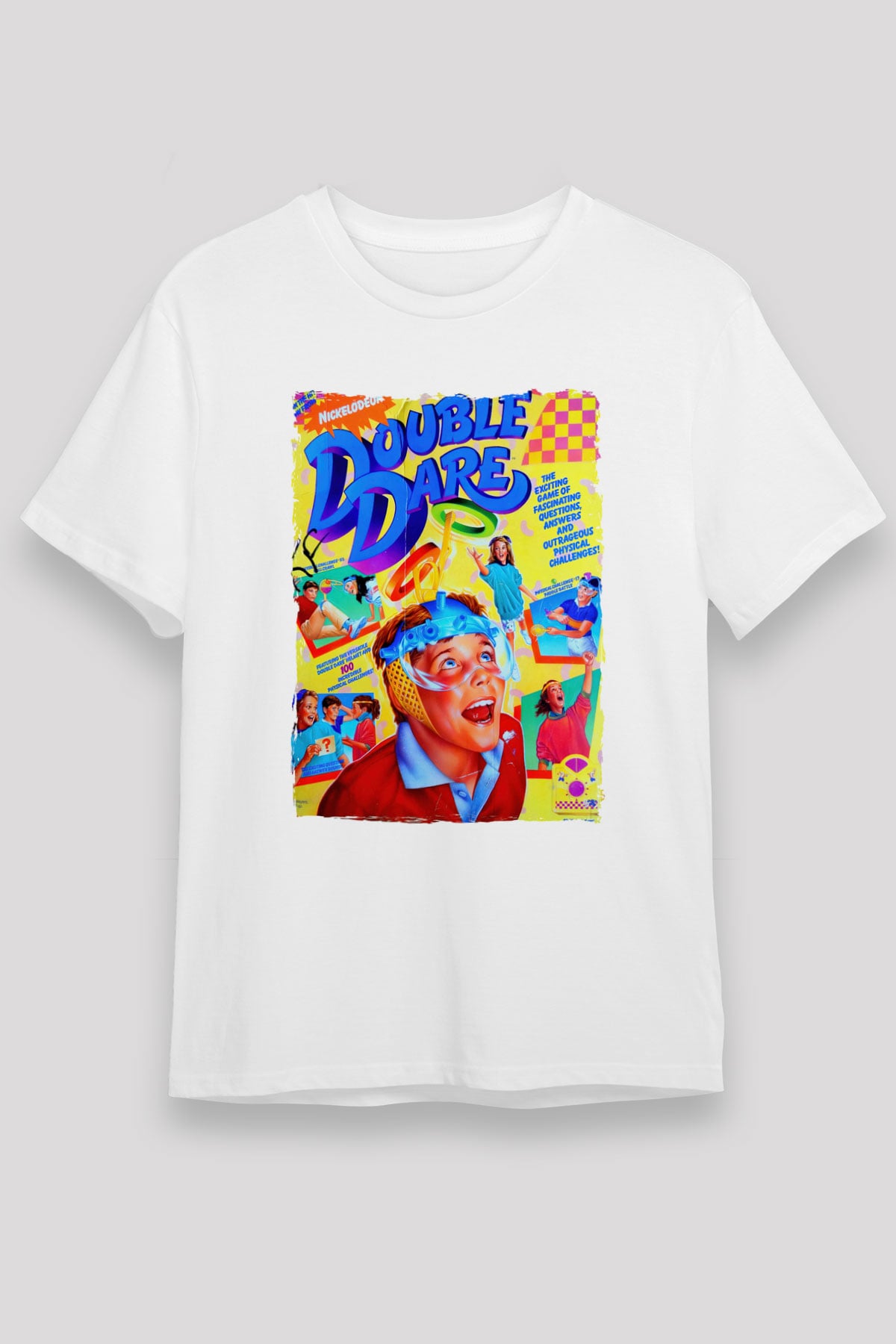 Double Dare Beyaz Unisex Tişört