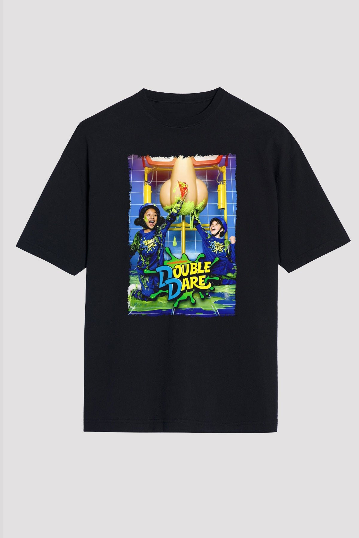 Double Dare Siyah Unisex Tişört