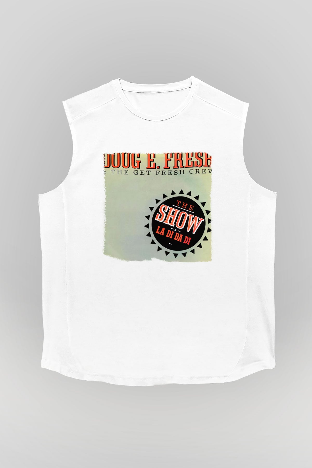 Doug E. Fresh Beyaz Unisex Kolsuz Tişört