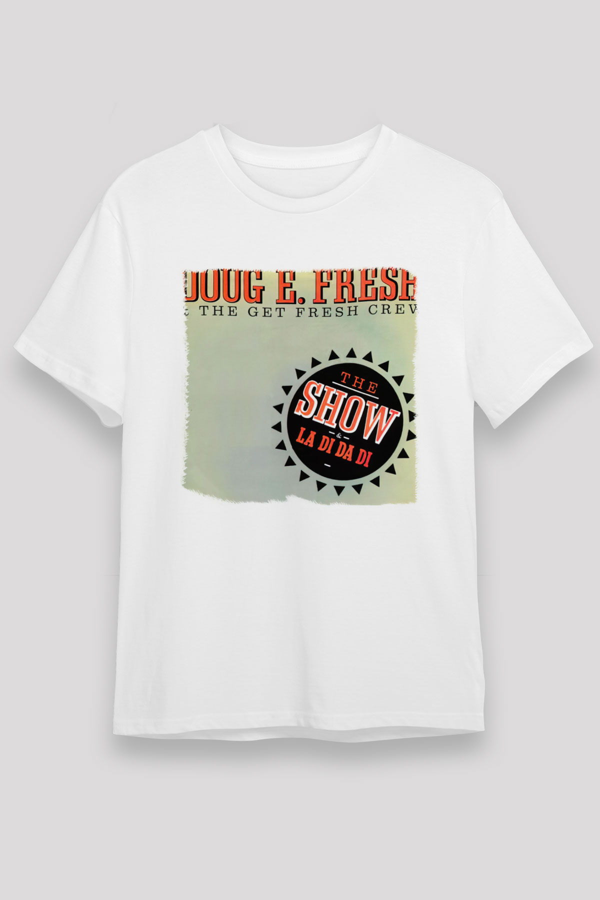 Doug E. Fresh Beyaz Unisex Tişört T-Shirt - TişörtFabrikası