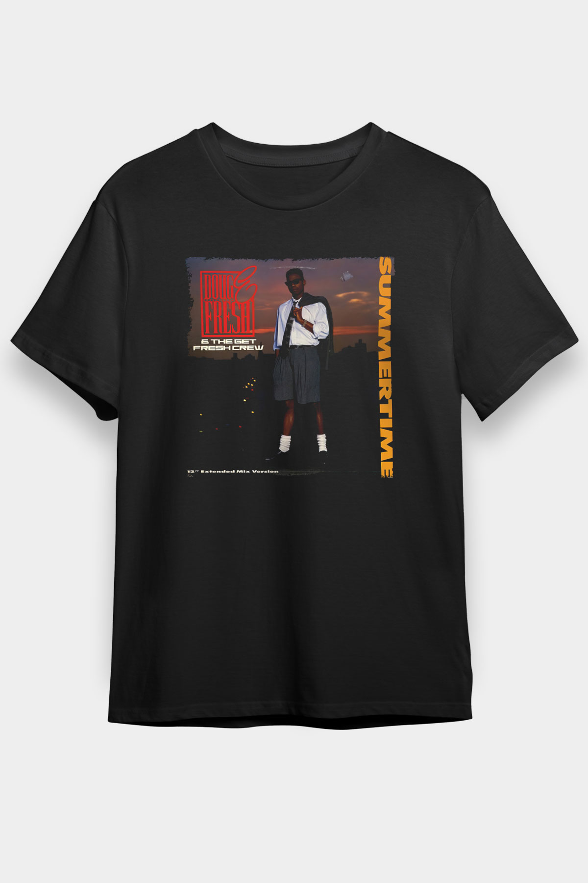 Doug E. Fresh Siyah Unisex Tişört T-Shirt - TişörtFabrikası