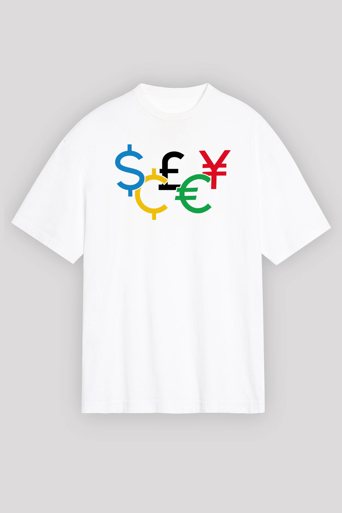 Dövizci Beyaz Unisex Tişört T-Shirt - TişörtFabrikası