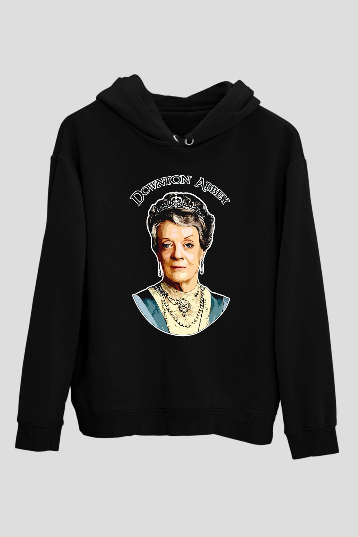 Downtown Abbey Siyah Unisex Hoodie