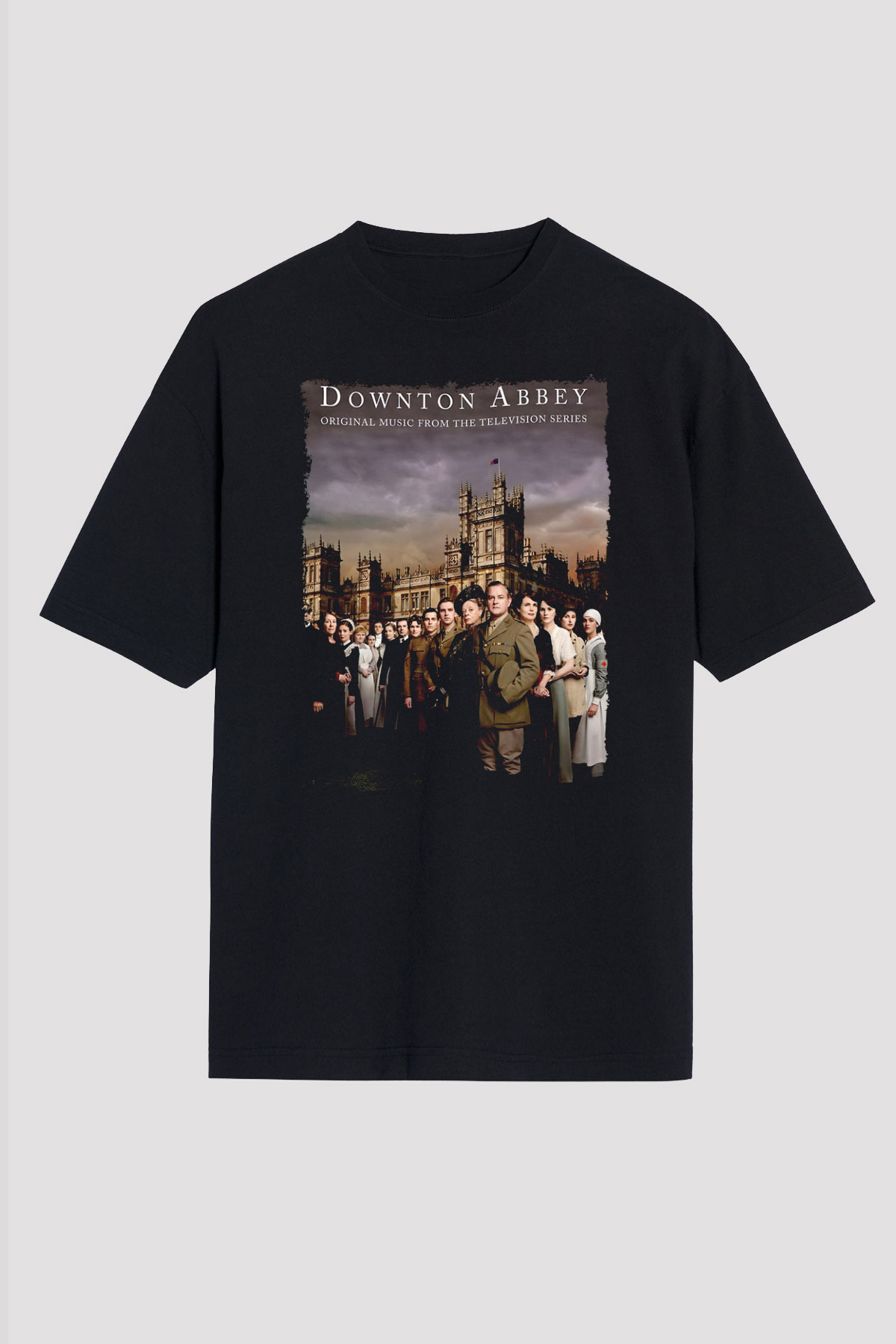 Downtown Abbey Siyah Unisex Tişört T-Shirt
