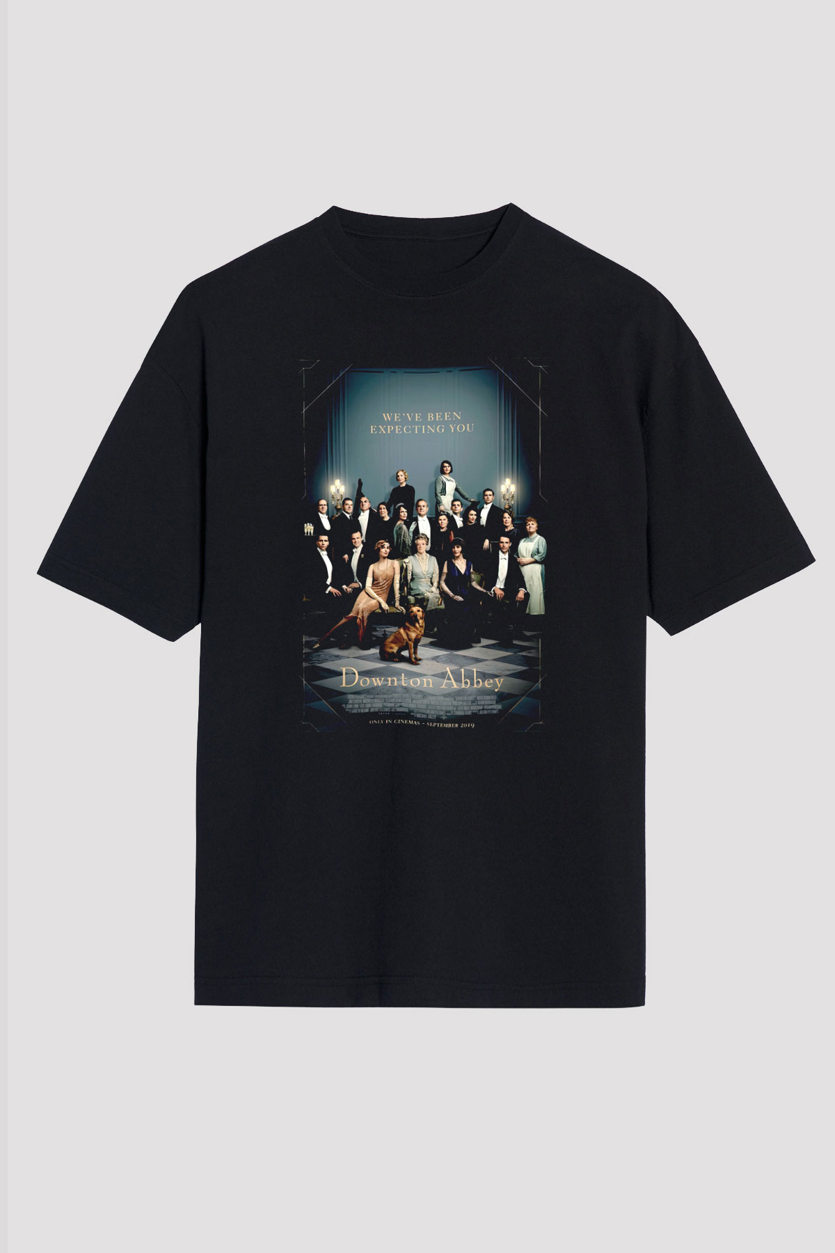 Downtown Abbey Siyah Unisex Tişört T-Shirt