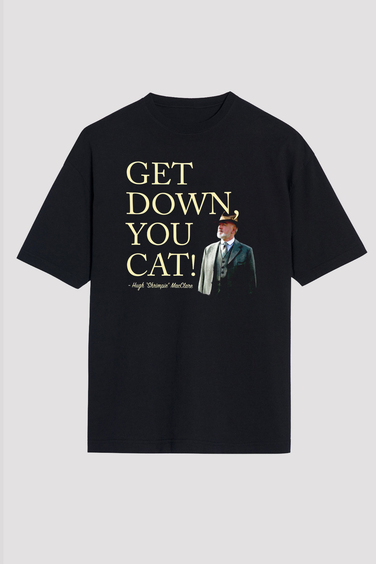 Downtown Abbey Siyah Unisex Tişört T-Shirt