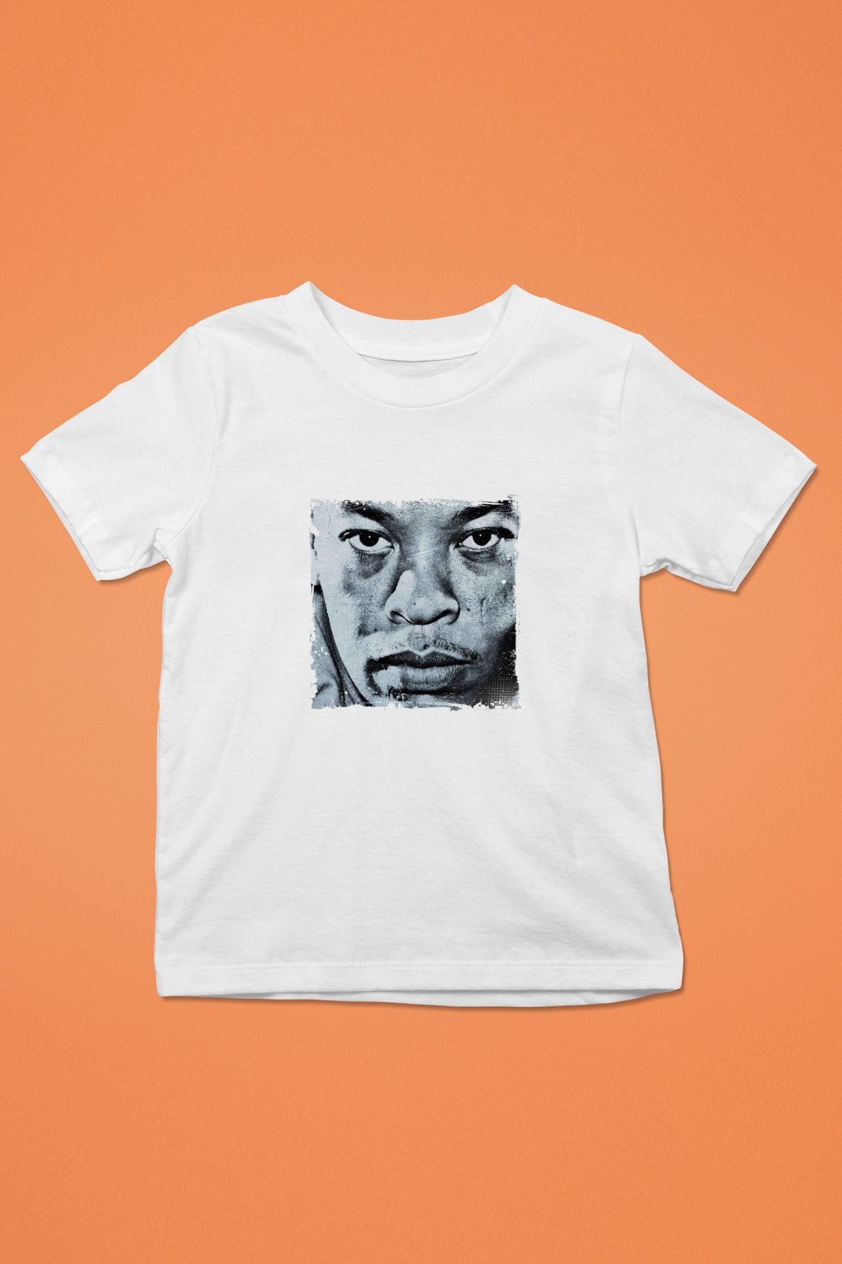 Dr. Dre Baskılı Unisex Beyaz Çocuk Tişört
