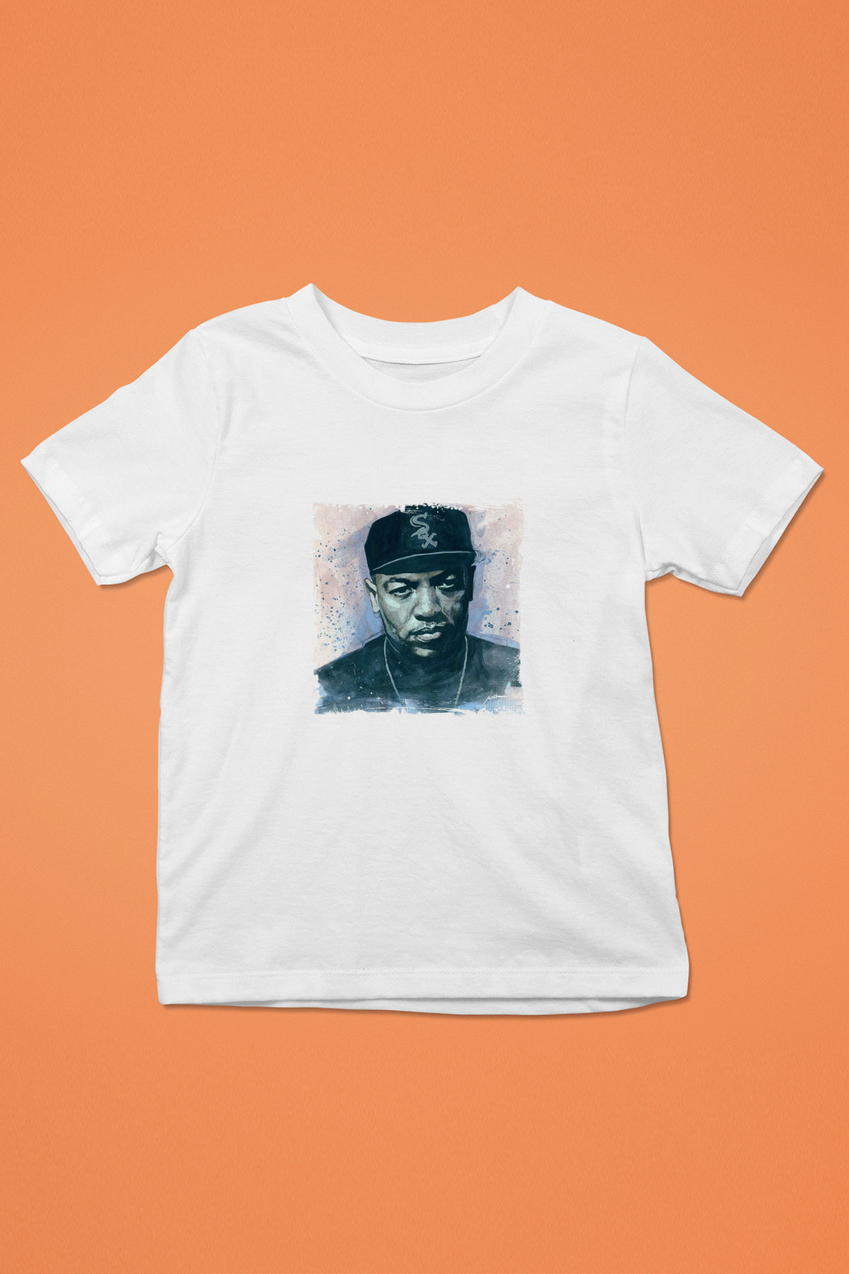 Dr. Dre Baskılı Unisex Beyaz Çocuk Tişört