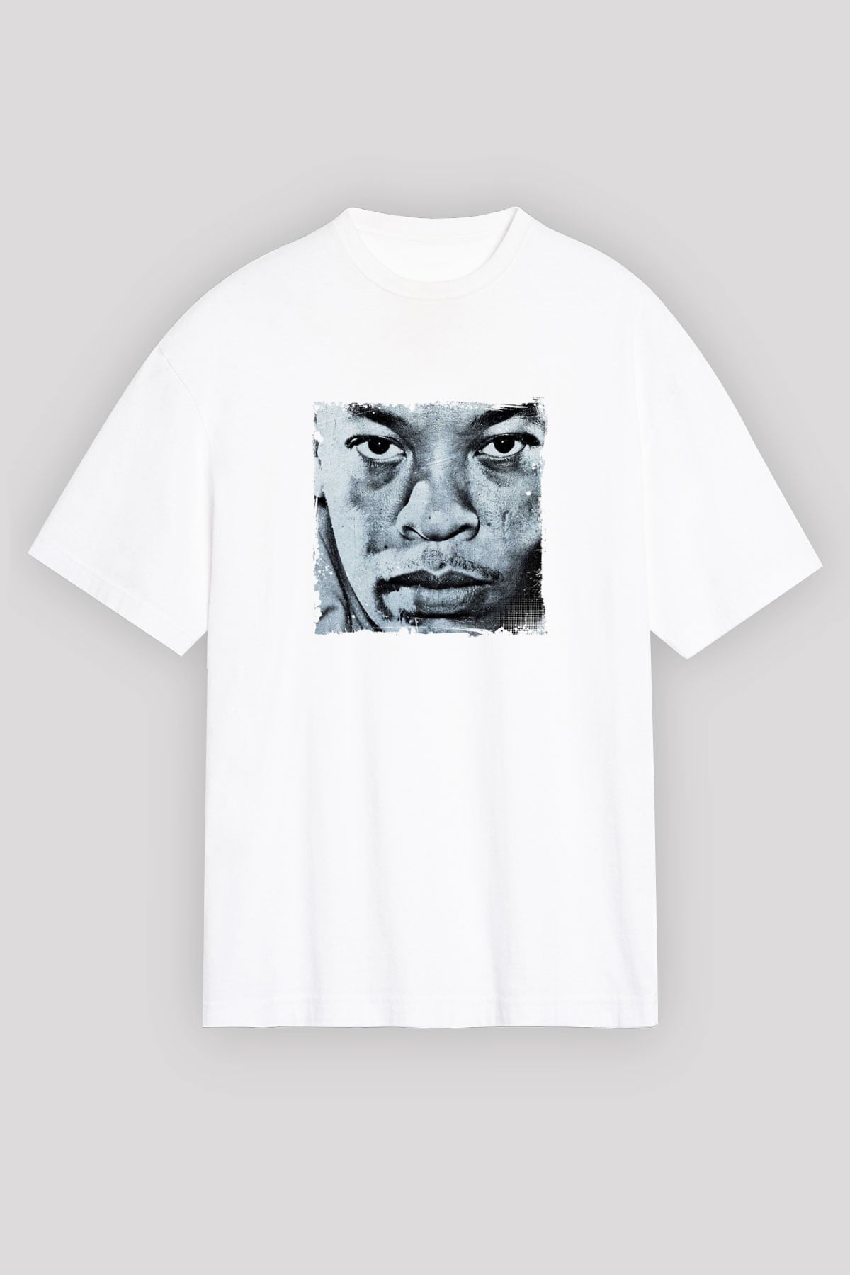 Dr. Dre Baskılı Unisex Beyaz Tişört