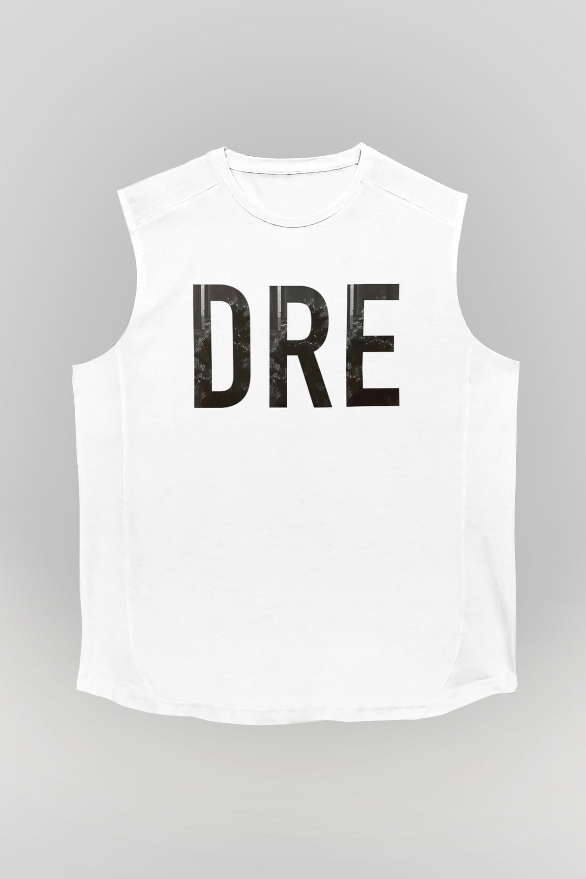 Dr.Dre Beyaz Unisex Kolsuz Tişört