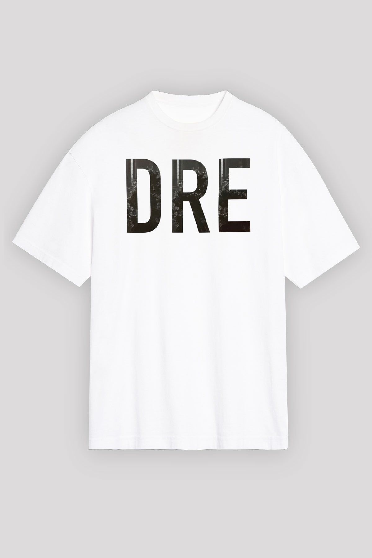 Dr.Dre Beyaz Unisex Oversize Tişört T-Shirt
