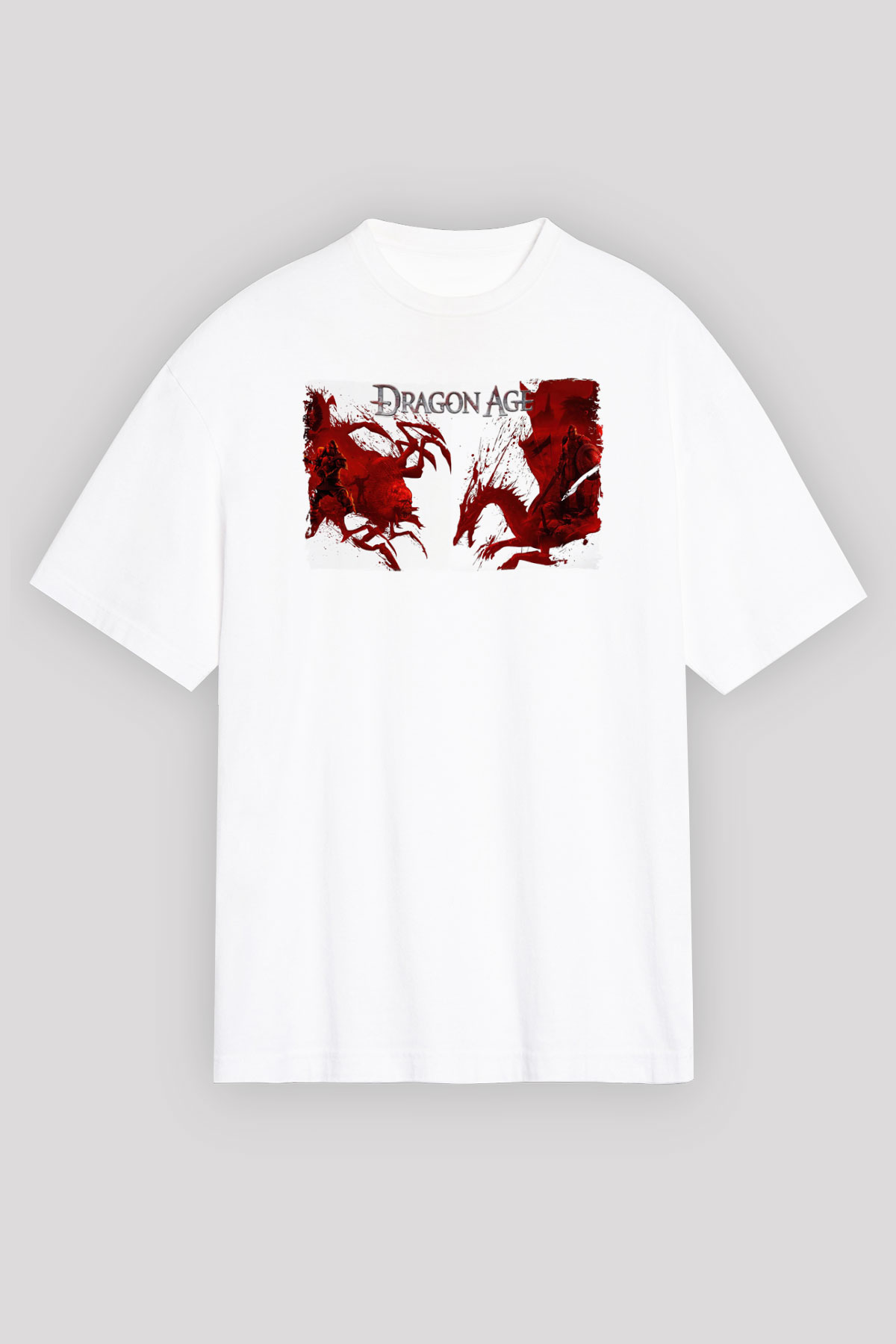 Dragon Age Beyaz Unisex Tişört T-Shirt