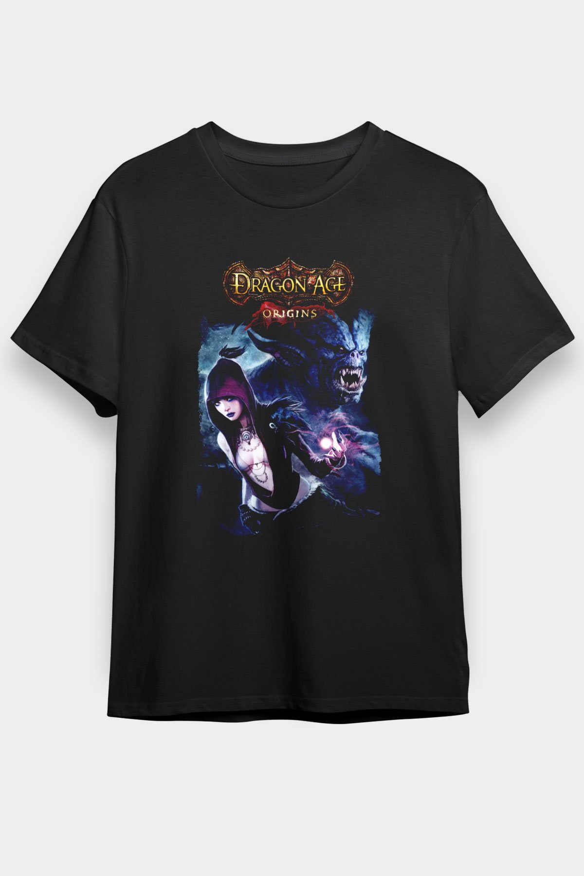 Dragon Age Black Unisex Graphic Tee - STREETWEAR